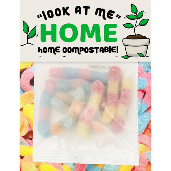ECO Sour Worms 30g BILLBOARD CARD