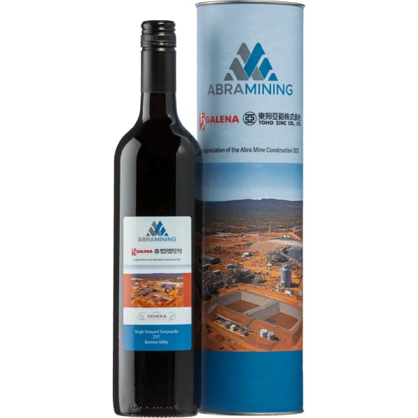 Custom Labelled Wine Inside Cylinder