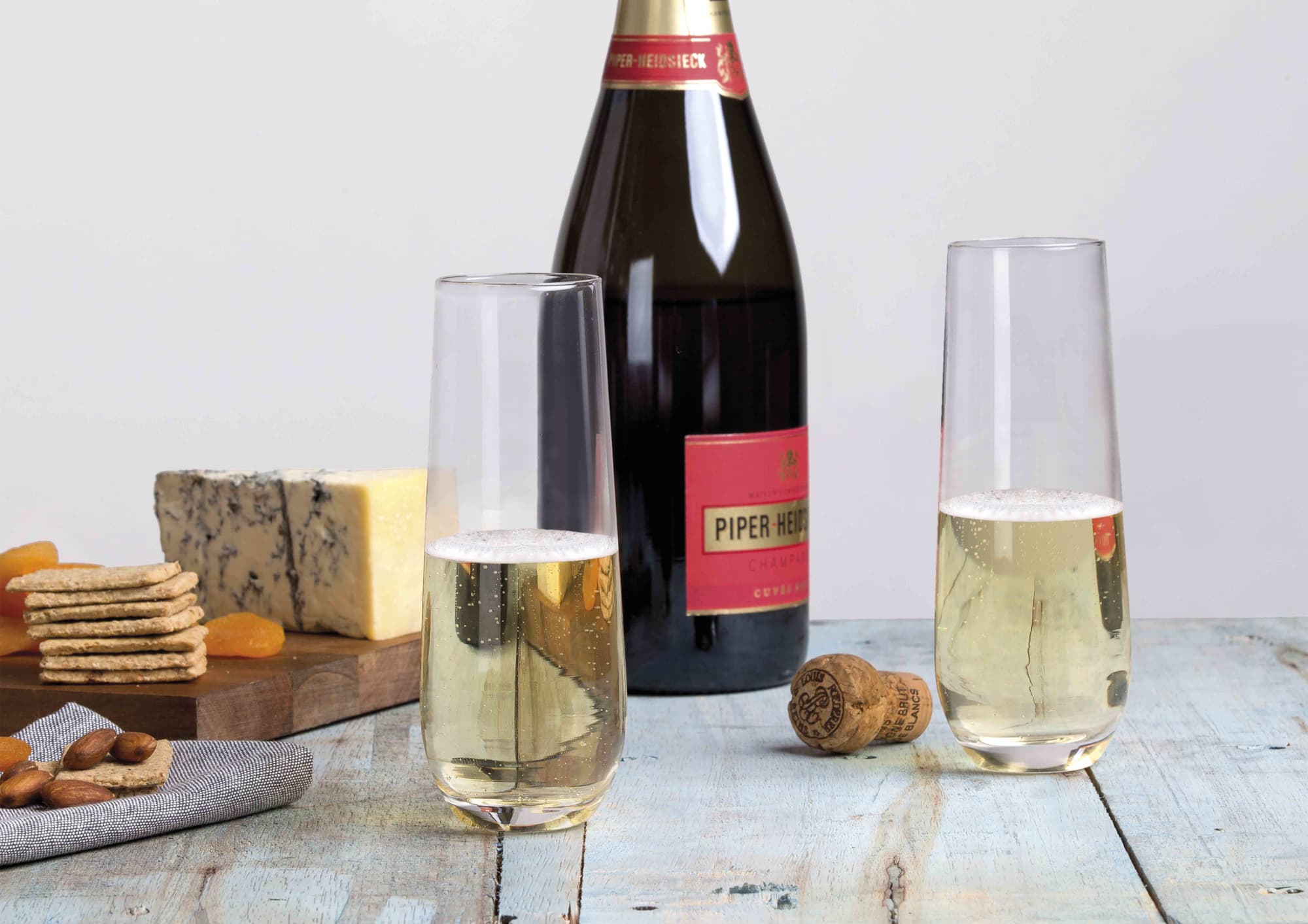 Stemless Champagne Flutes - POSCF Image