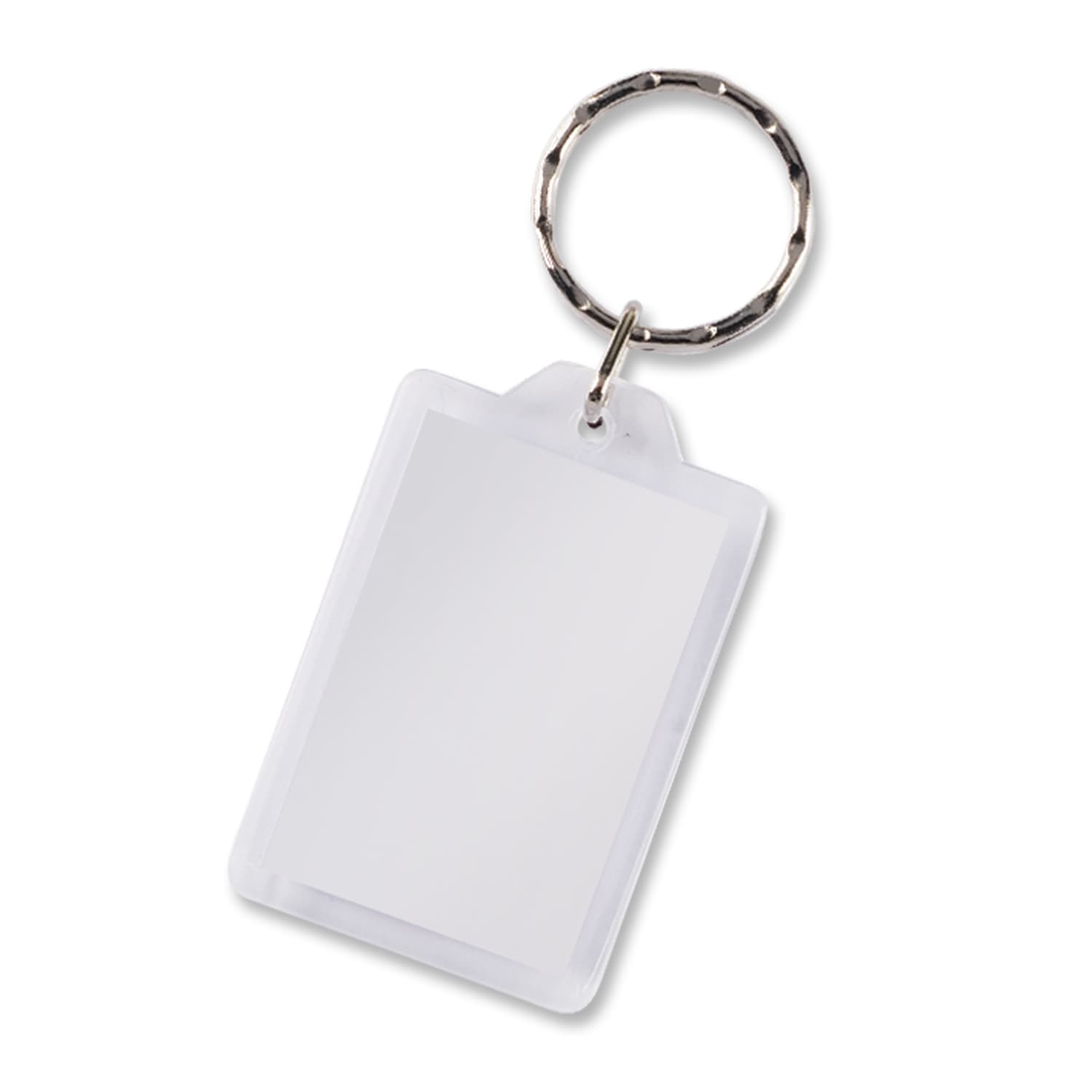 Lens Key Ring - Rectangle - 100292 Image Clear