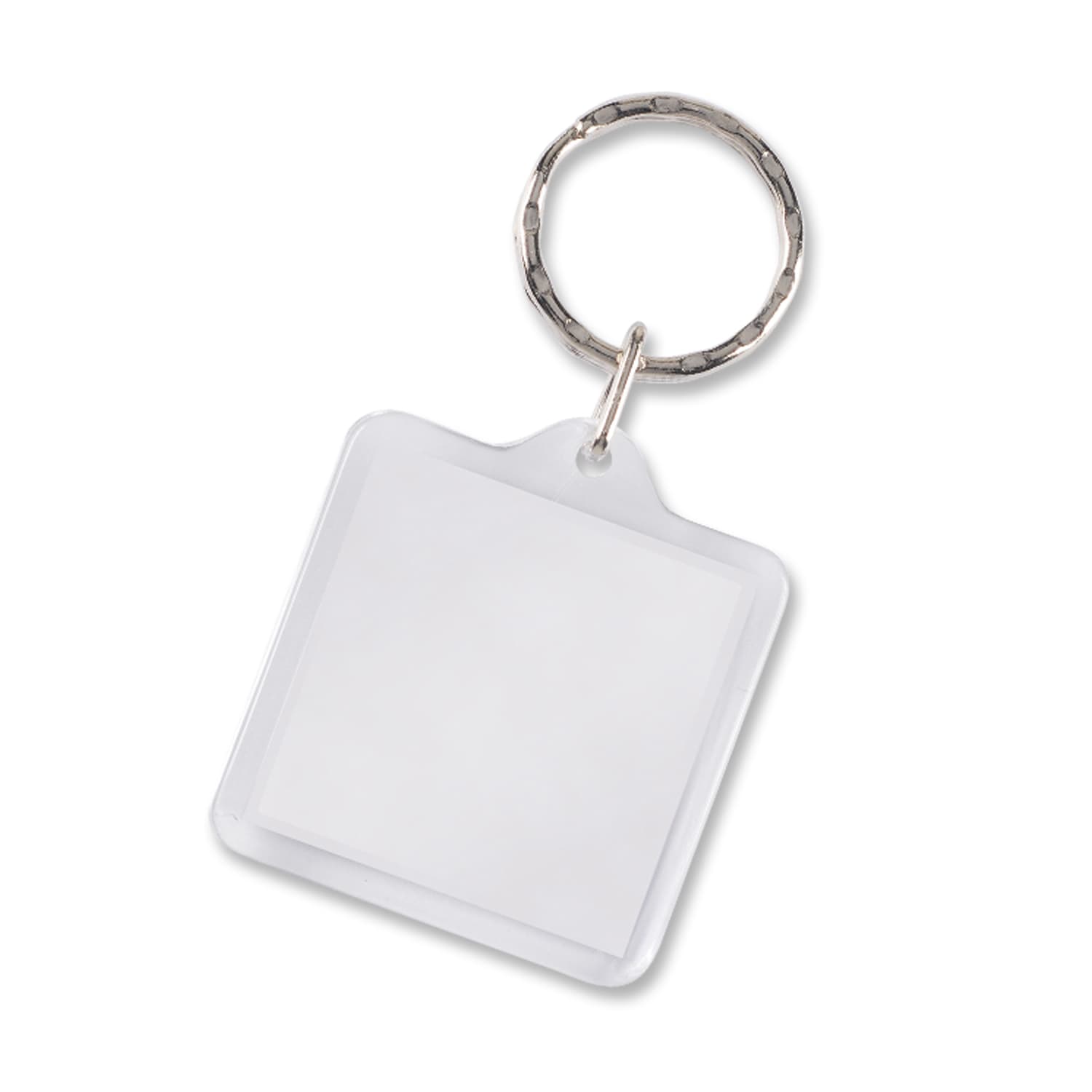 Lens Key Ring - Square - 100294 Image Clear
