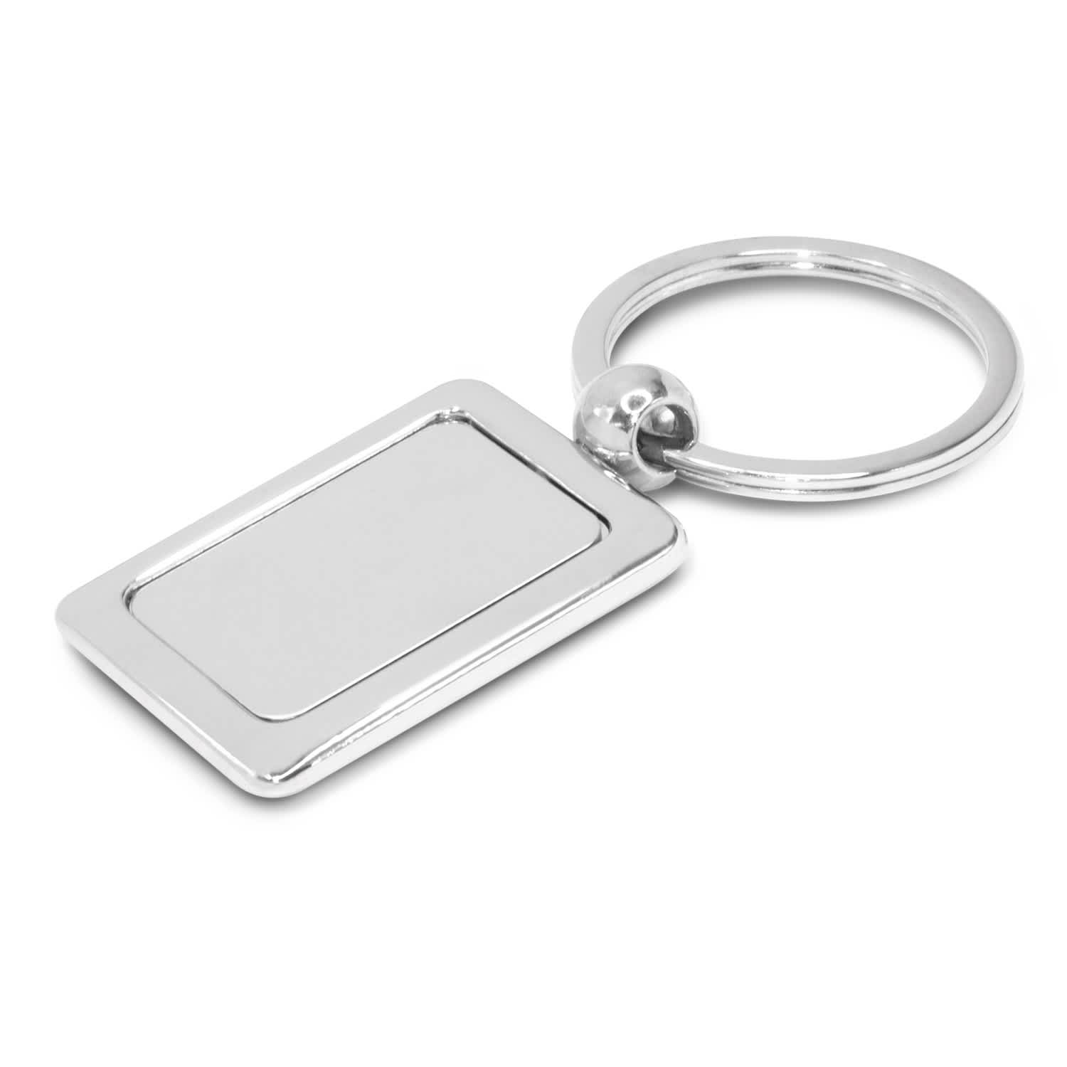 Rectangular Metal Key Ring - 100316 Image