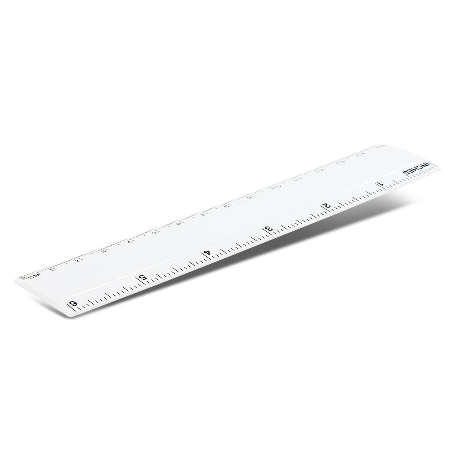 15cm Mini Ruler - 100420 Image White