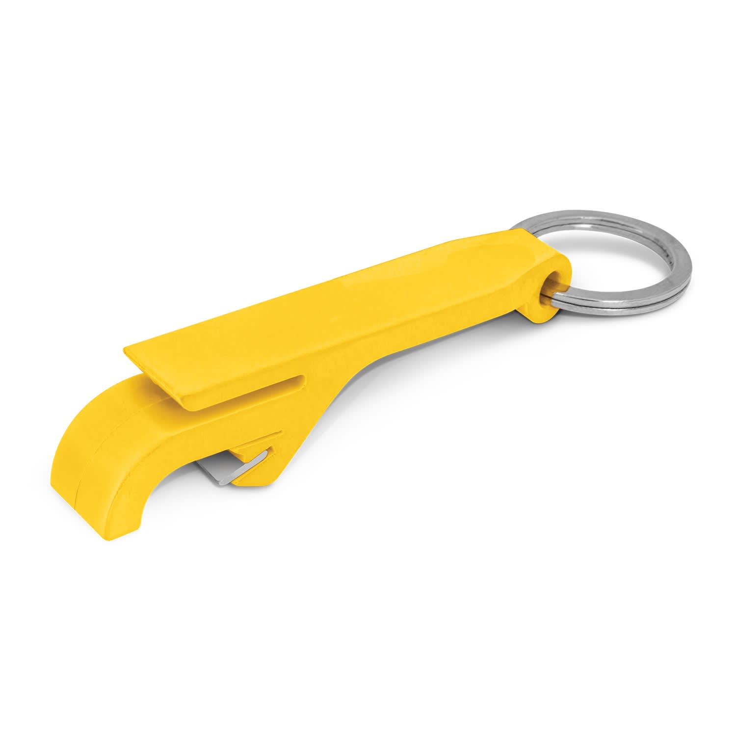 Snappy Bottle Opener Key Ring - 102186 Image Yellow