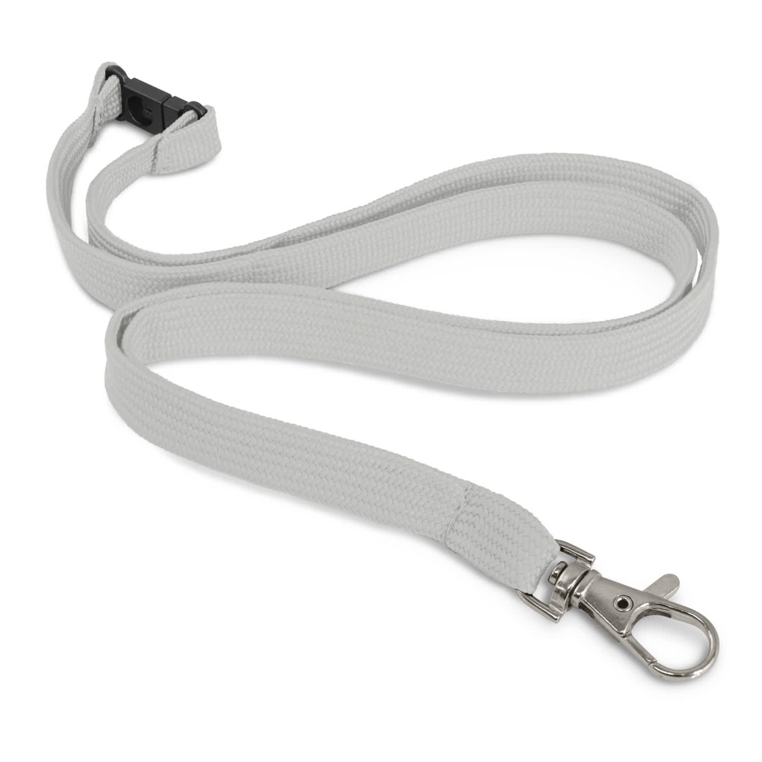 Custom Printed Lanyard - 12mm - 103799 Image Grey
