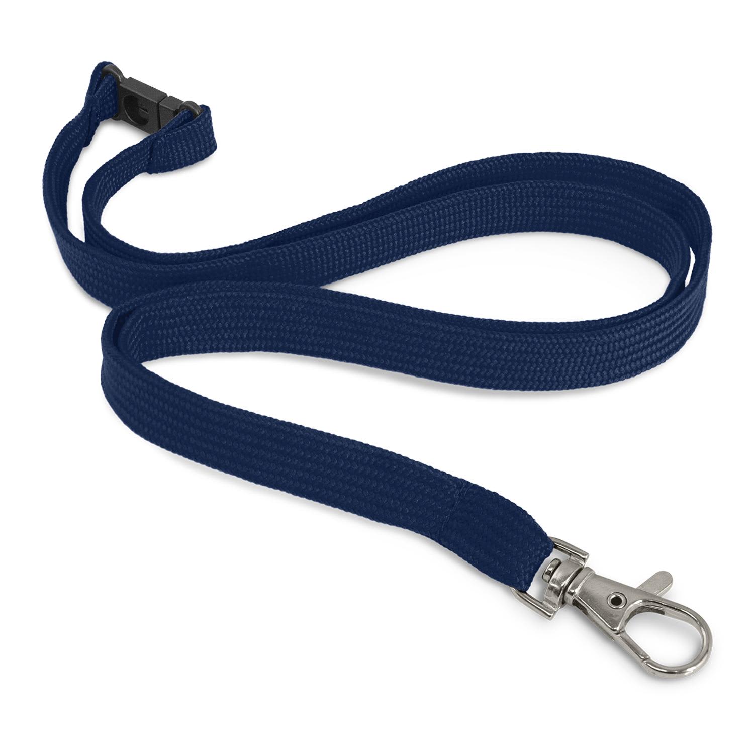 Custom Printed Lanyard - 12mm - 103799 Image Navy
