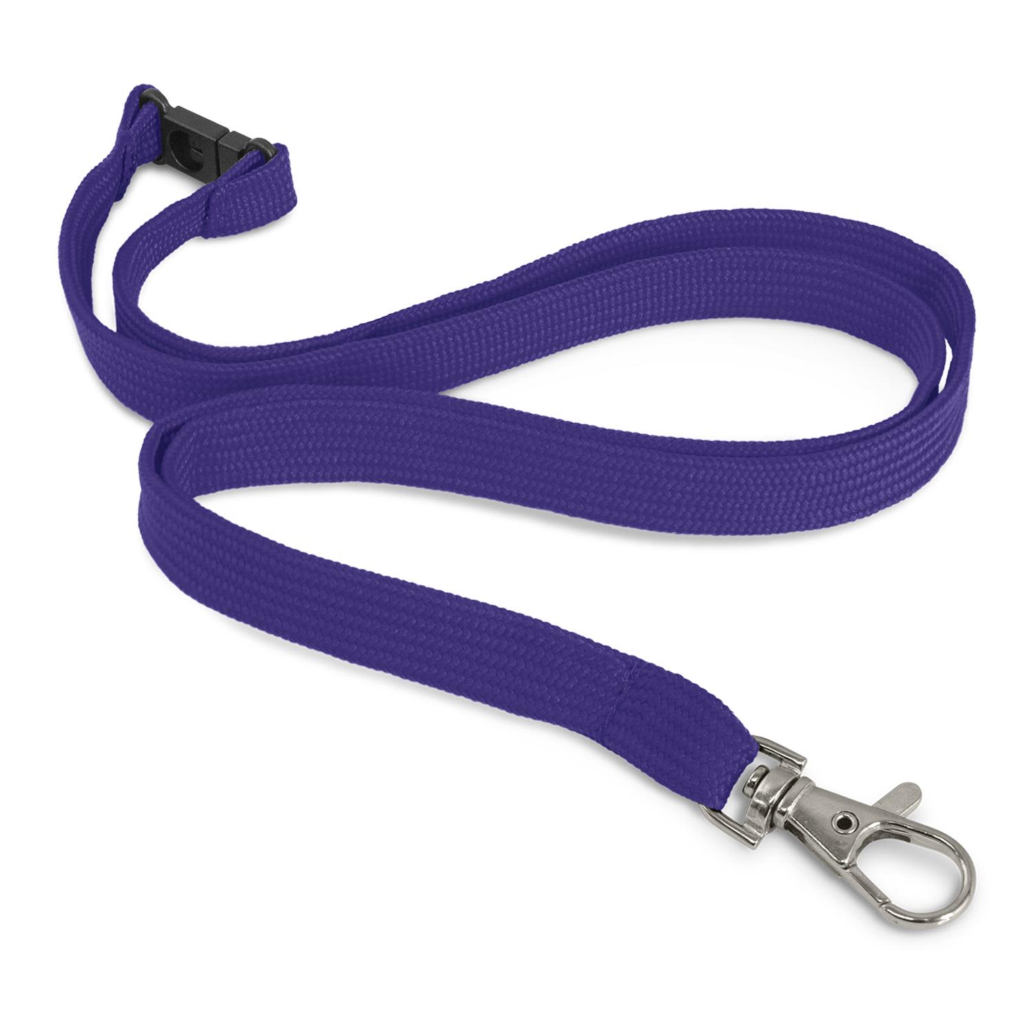 Custom Printed Lanyard - 12mm - 103799 Image Purple
