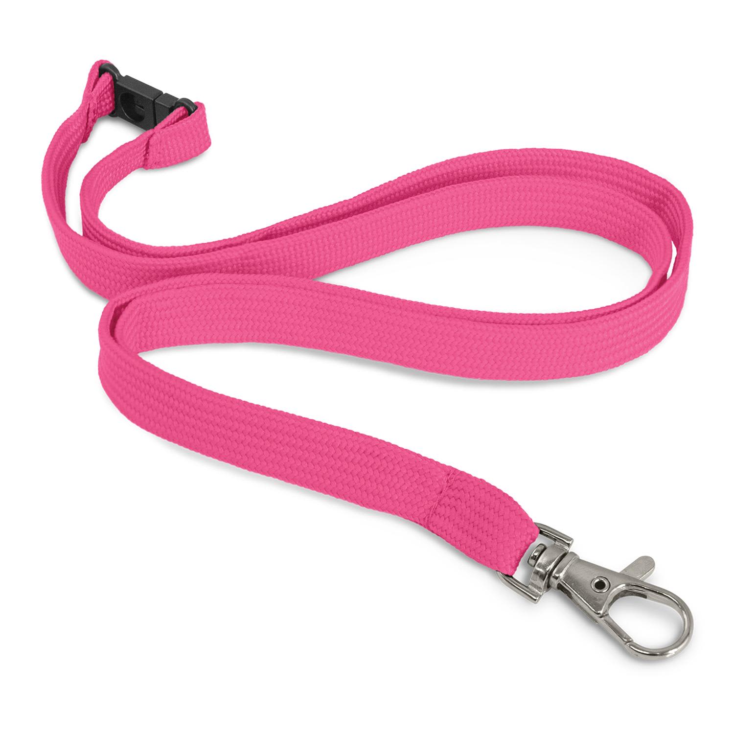 Custom Printed Lanyard - 12mm - 103799 Image Pink