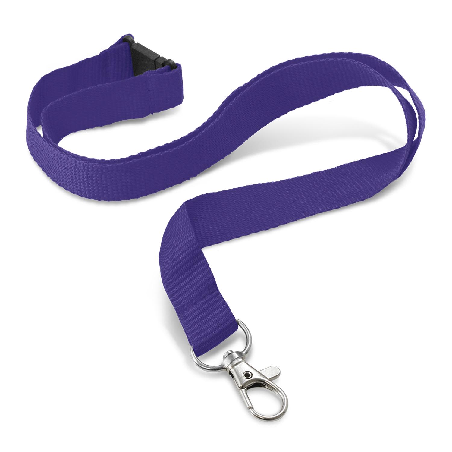 Custom Printed Lanyard - 16mm - 103800 Image Purple