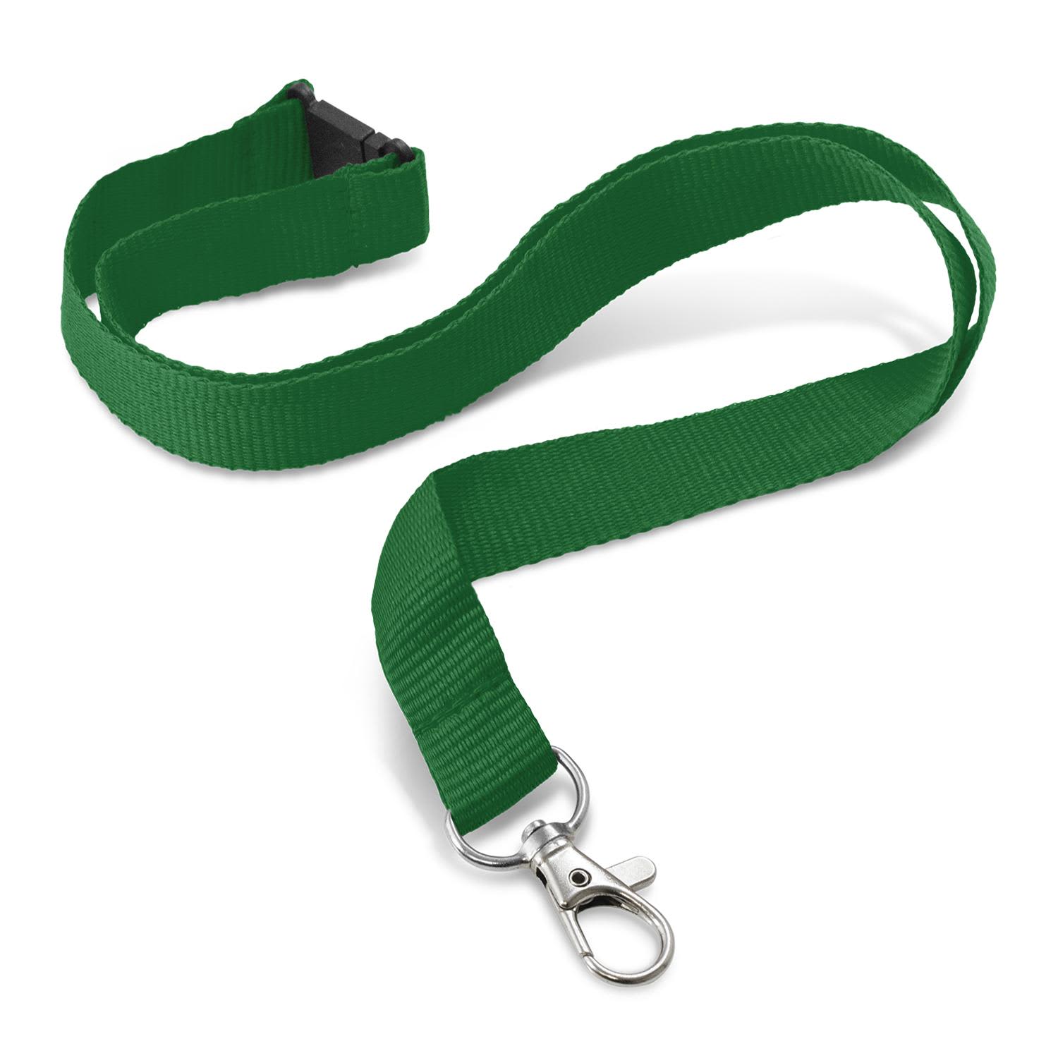 Custom Printed Lanyard - 16mm - 103800 Image Dark Green
