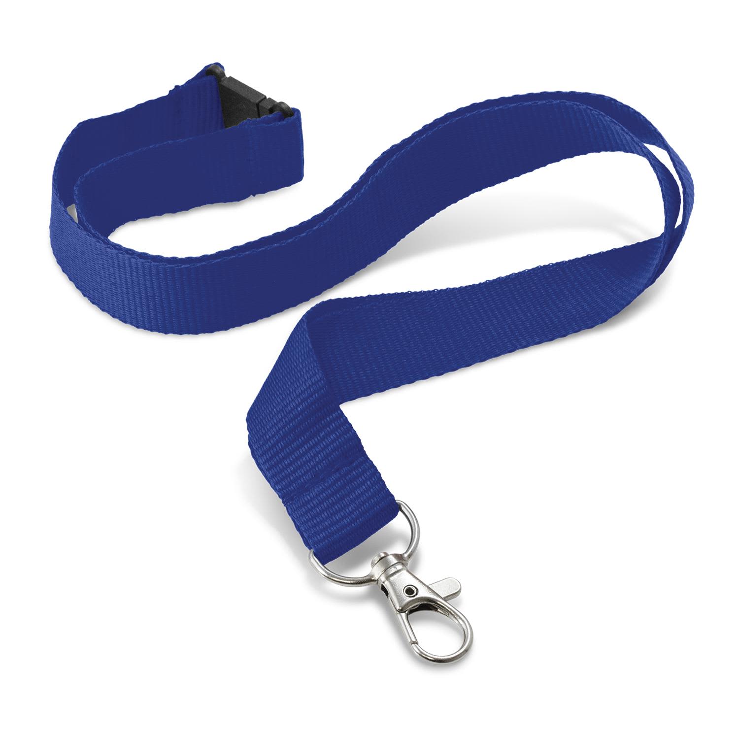 Custom Printed Lanyard - 20mm - 103801 Image Dark Blue