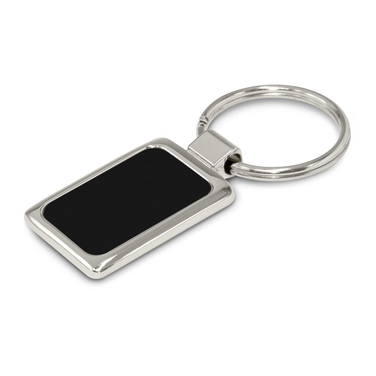 Laser Etch Metal Key Ring - 104177 Image Black
