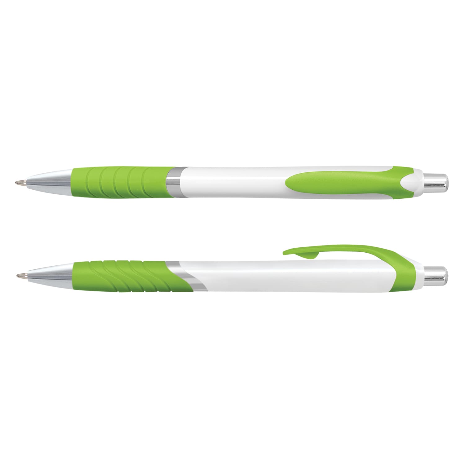 Jet Pen - White Barrel - 104262 Image Bright Green