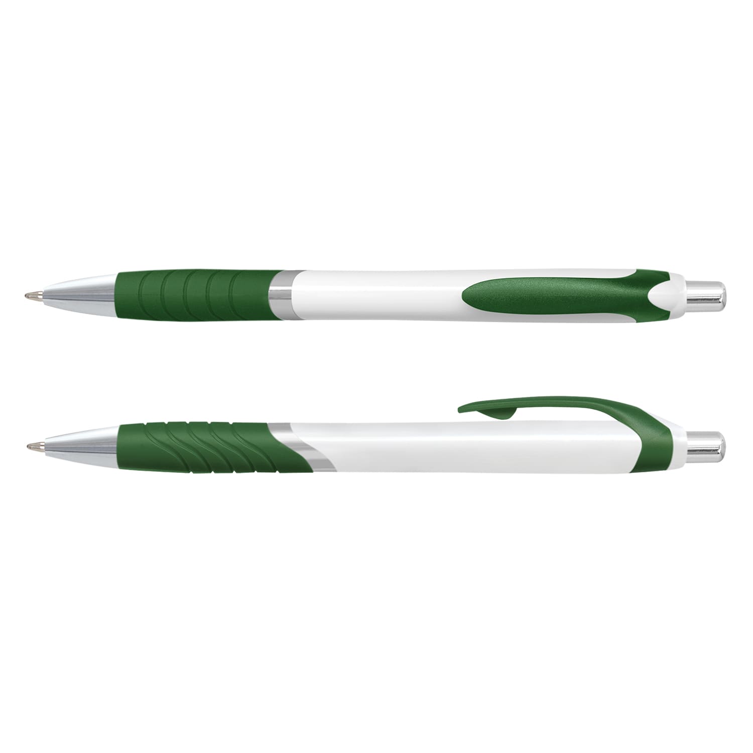 Jet Pen - White Barrel - 104262 Image Dark Green