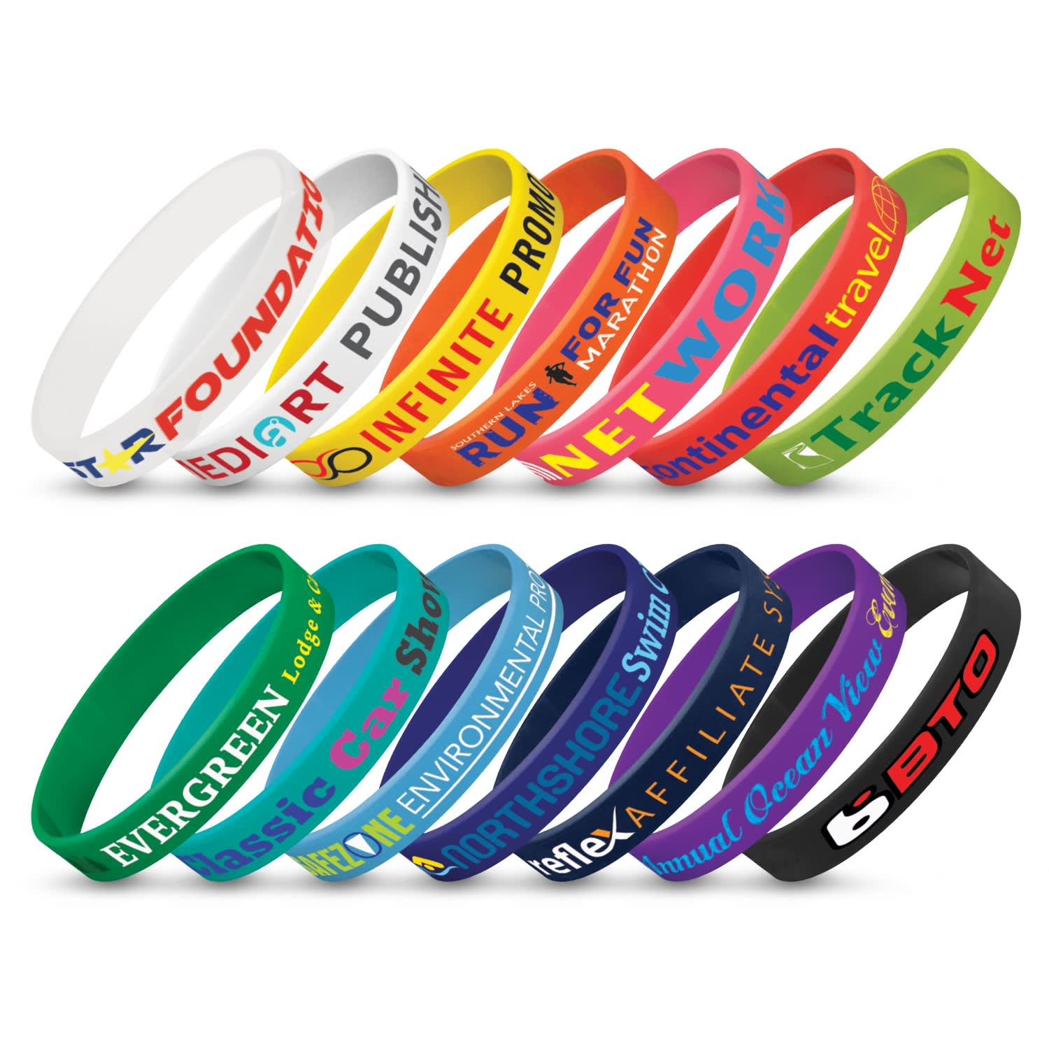 Silicone Wrist Band - Indent  | Branded Wrist Band | Printed Wrist Band NZ | Trends Collection | Withers & Co