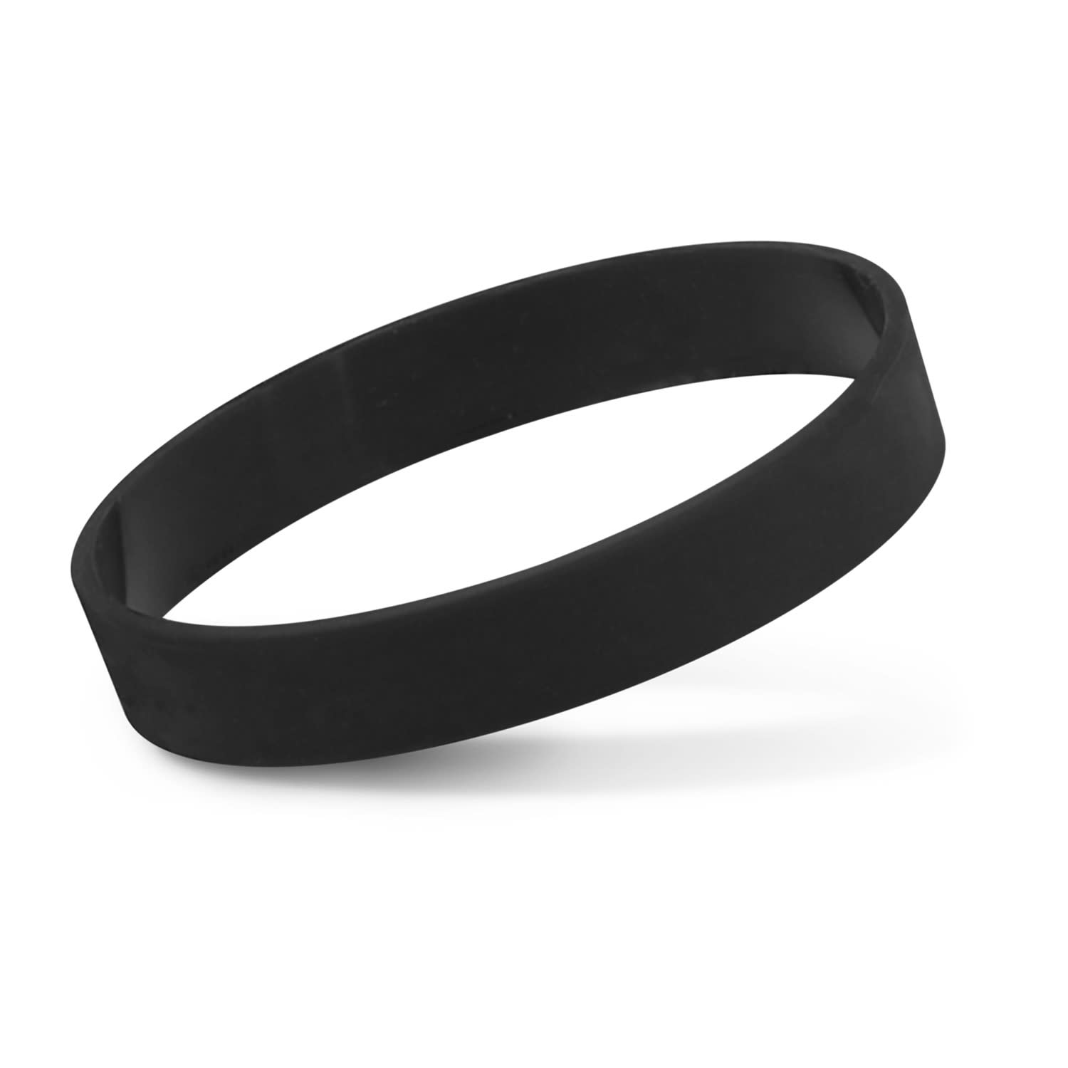 Silicone Wrist Band - Indent - 104485 Image Black