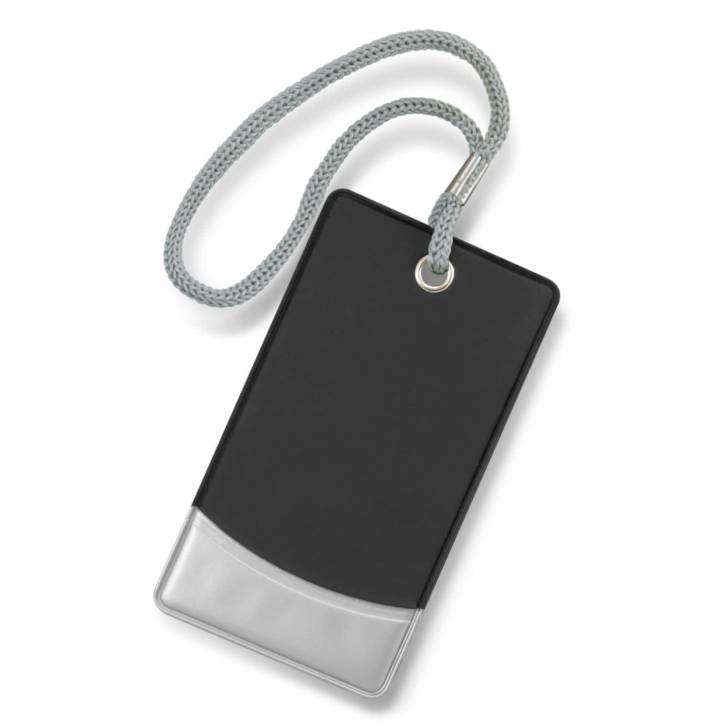 Trekka Luggage Tag - 104749 Image Black/Silver
