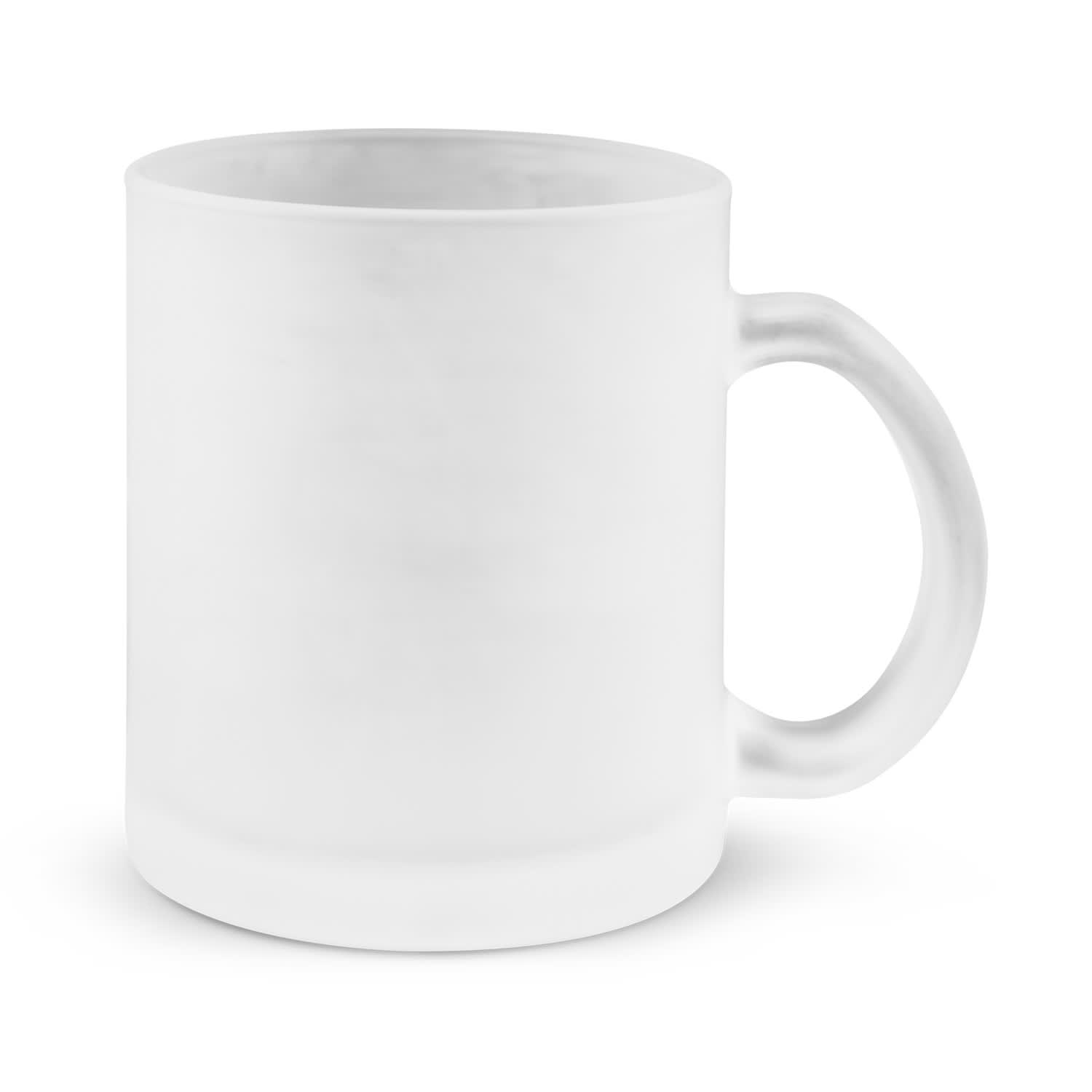 Venetian Glass Coffee Mug - 105655 Image Frosted Clear