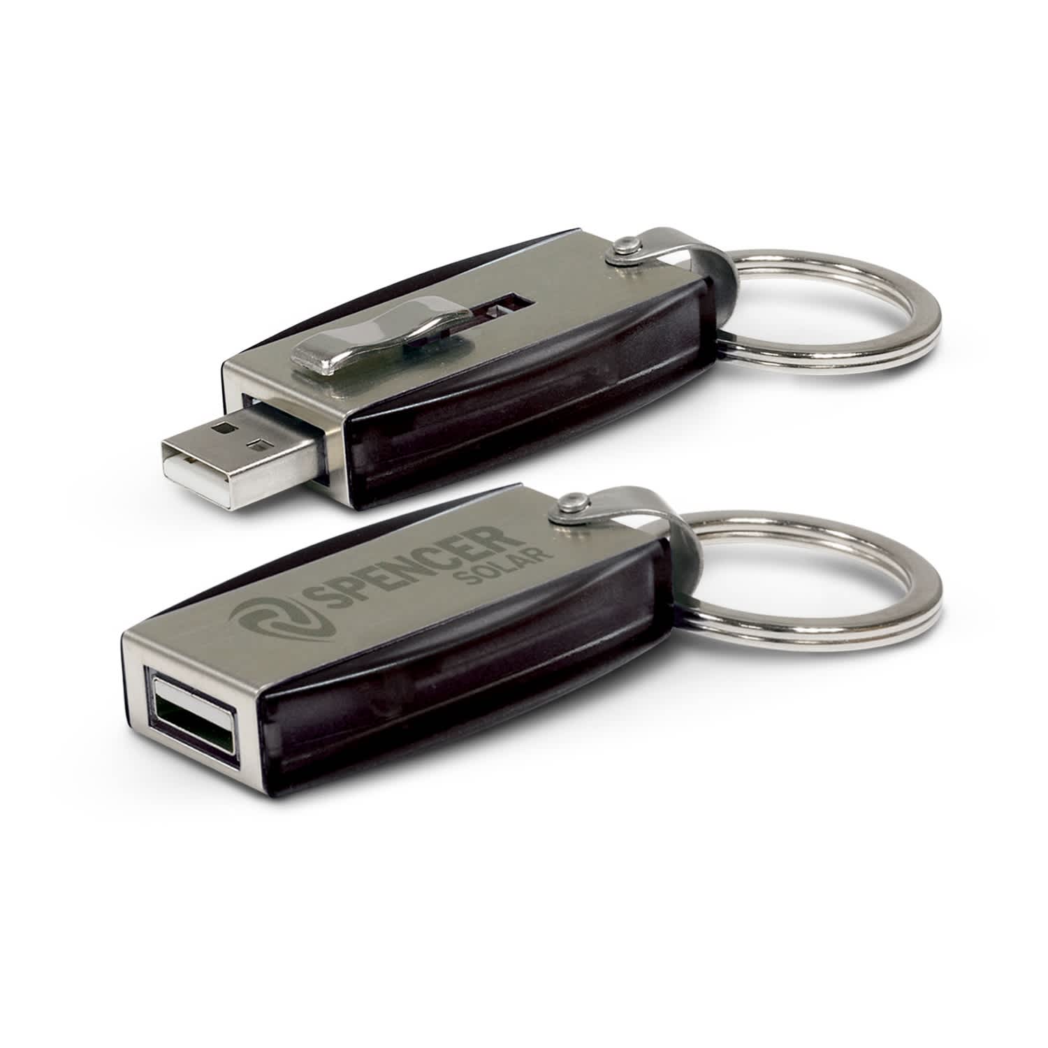 Key Ring 4GB Flash Drive | USB Drives No Minimum | Custom USB Design