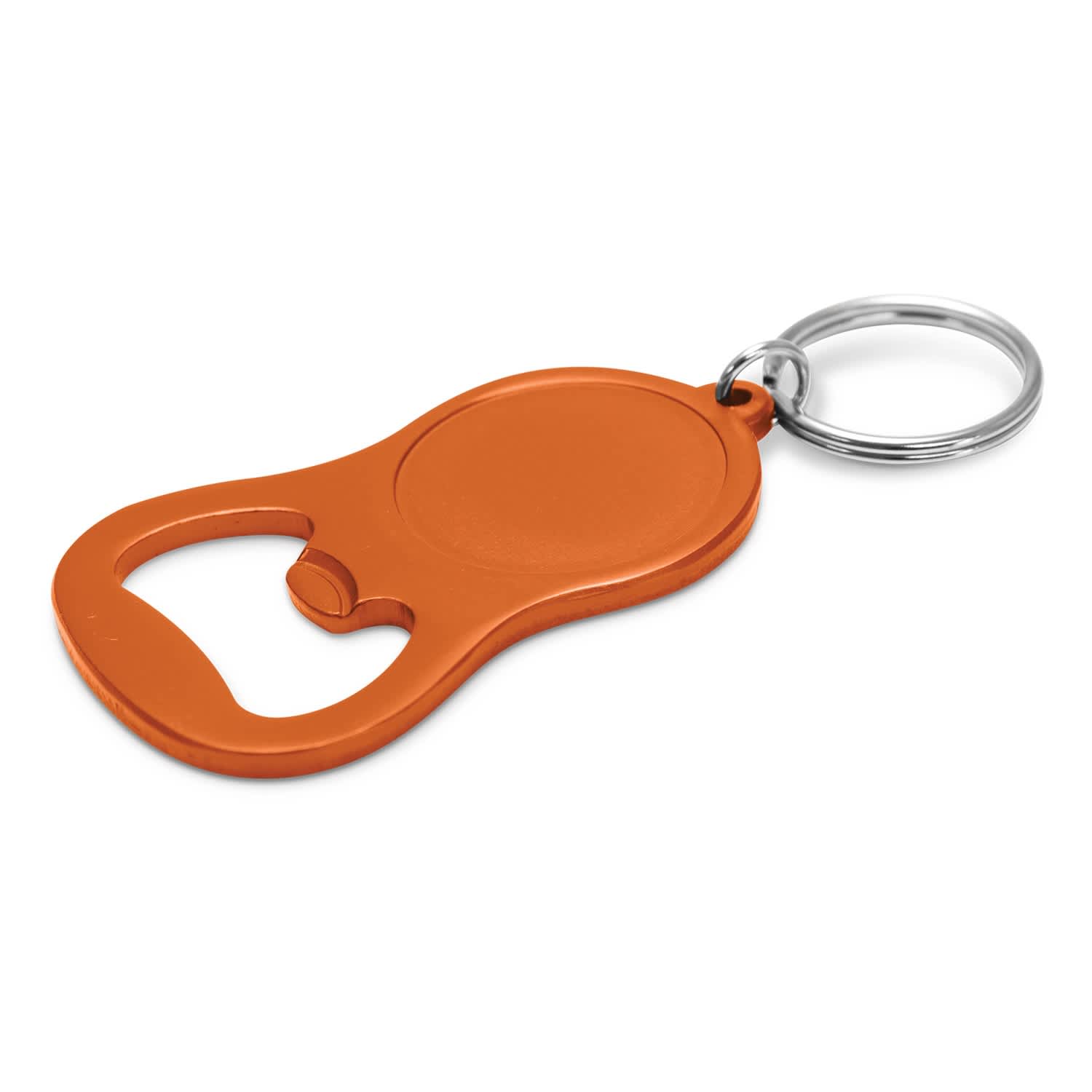 Chevron Bottle Opener Key Ring - 107106 Image Matt Orange