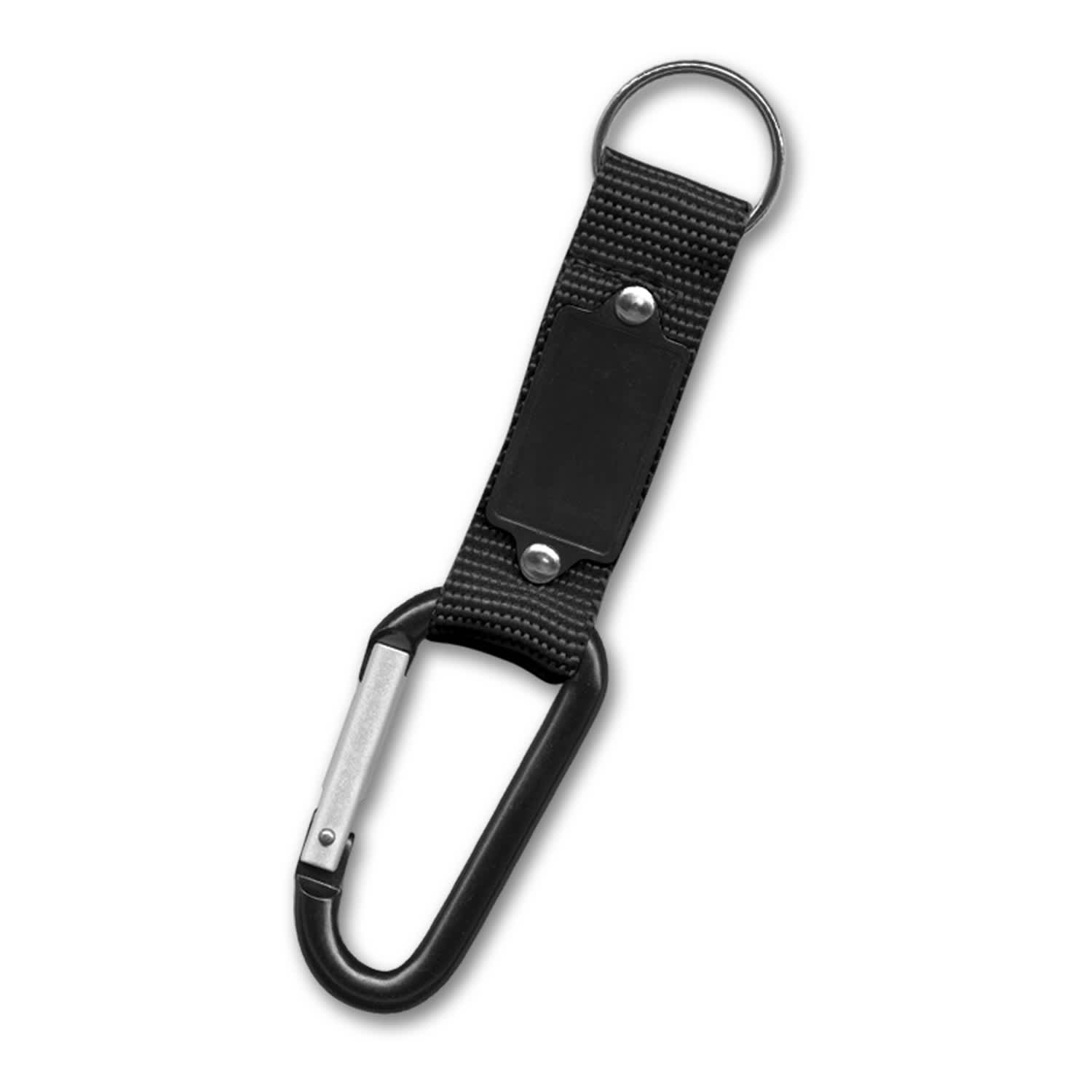 Carabiner Key Ring - 107107 Image Black