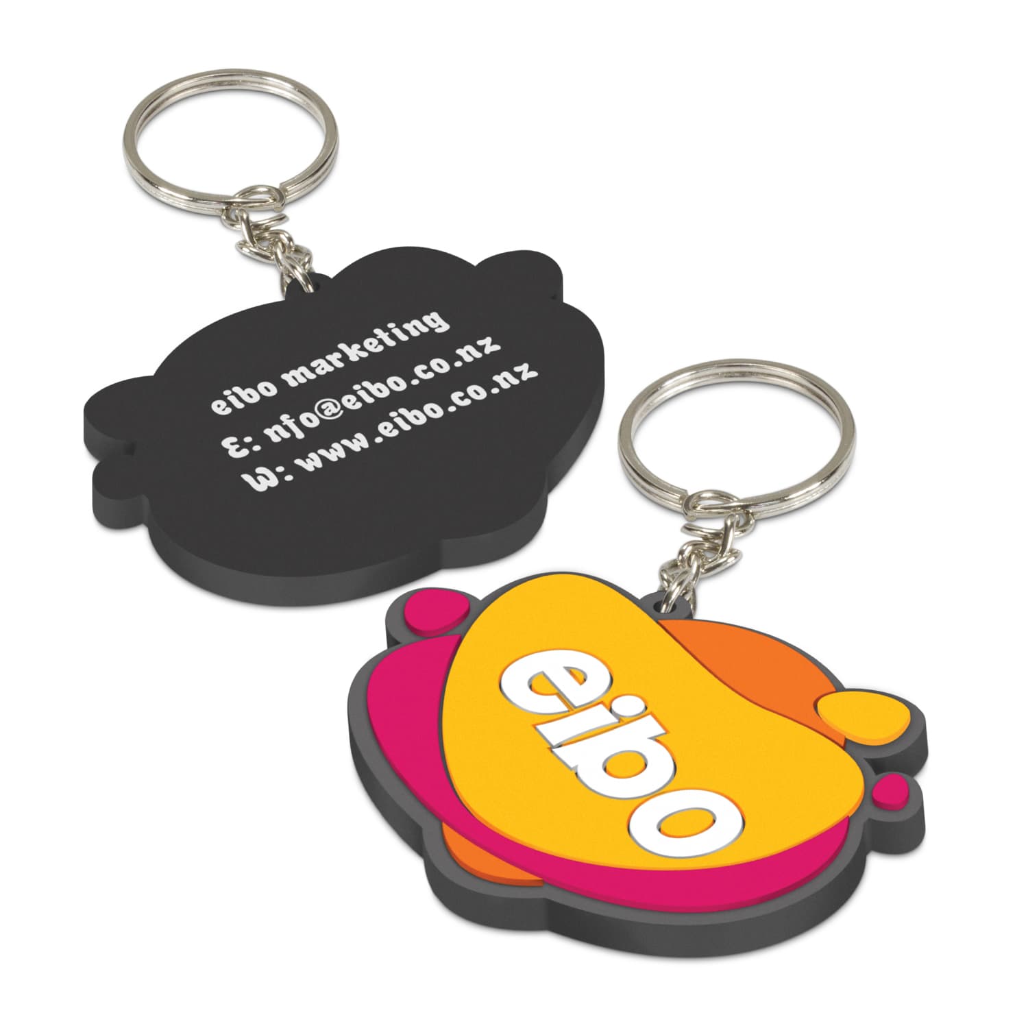 PVC Key Ring Small - One Side Moulded 107109 | 