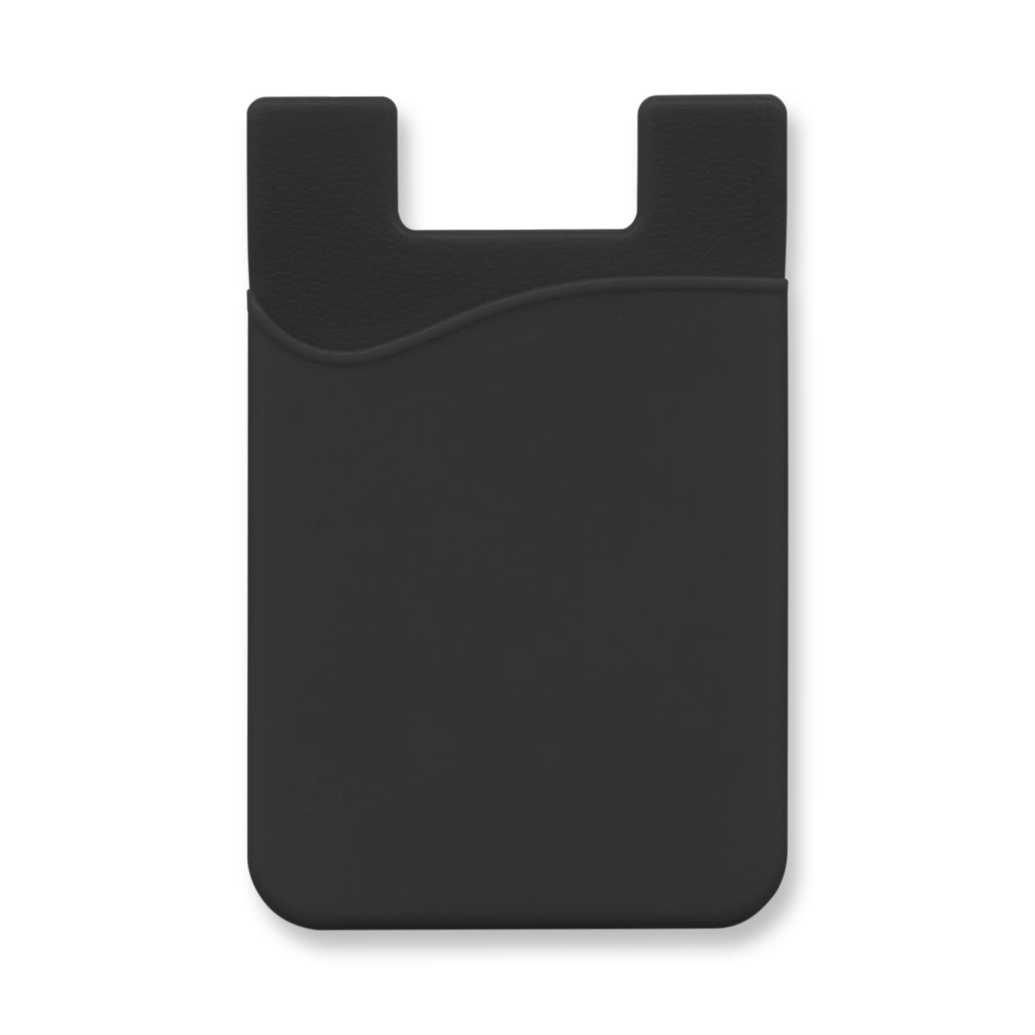 Silicone Phone Wallet - 107627 Image Black