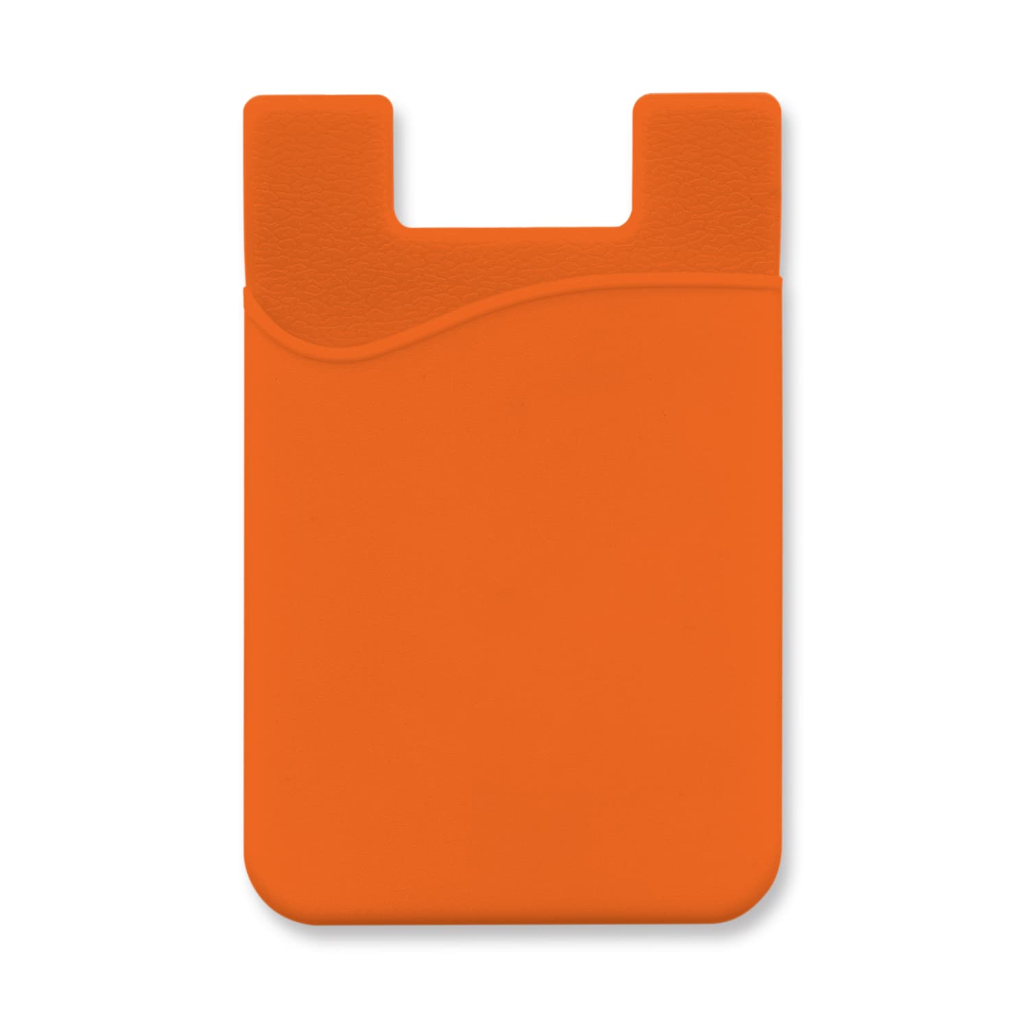 Silicone Phone Wallet - 107627 Image Orange