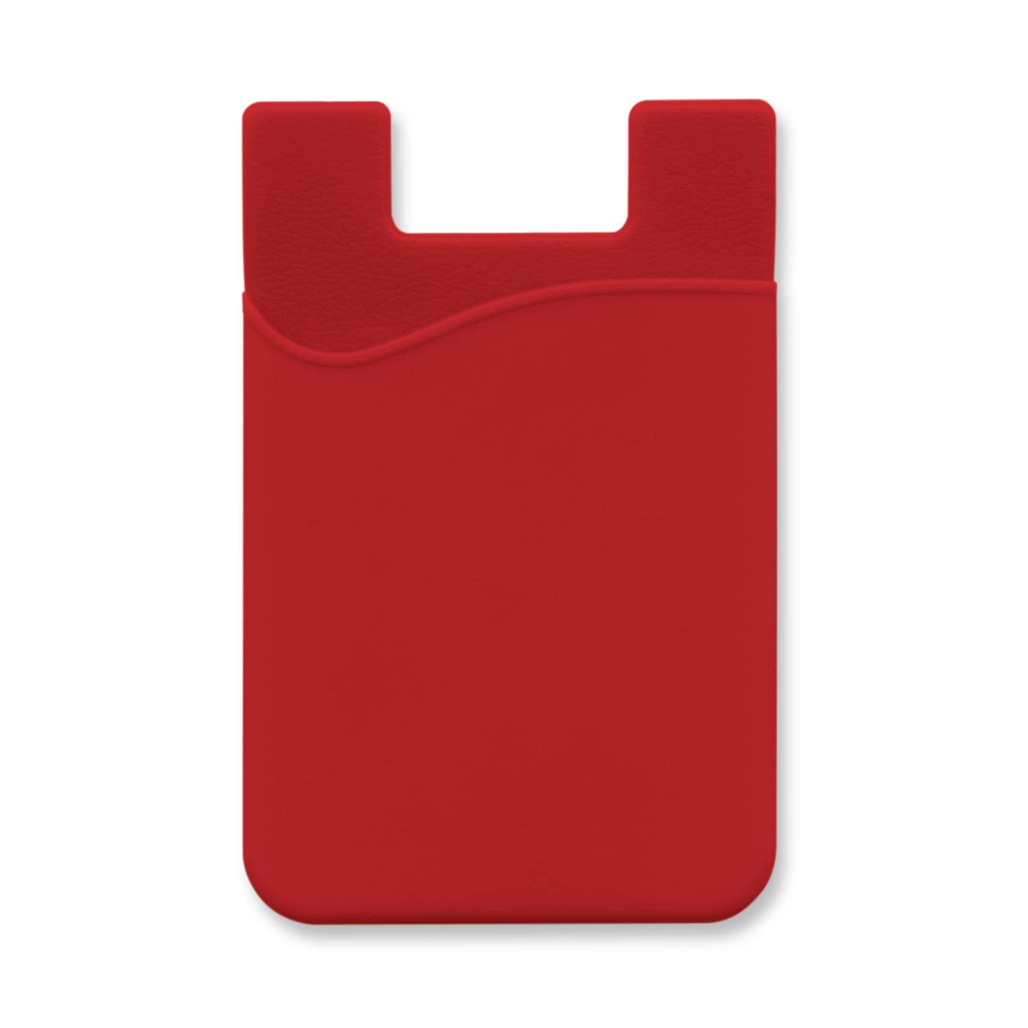 Silicone Phone Wallet - 107627 Image Red