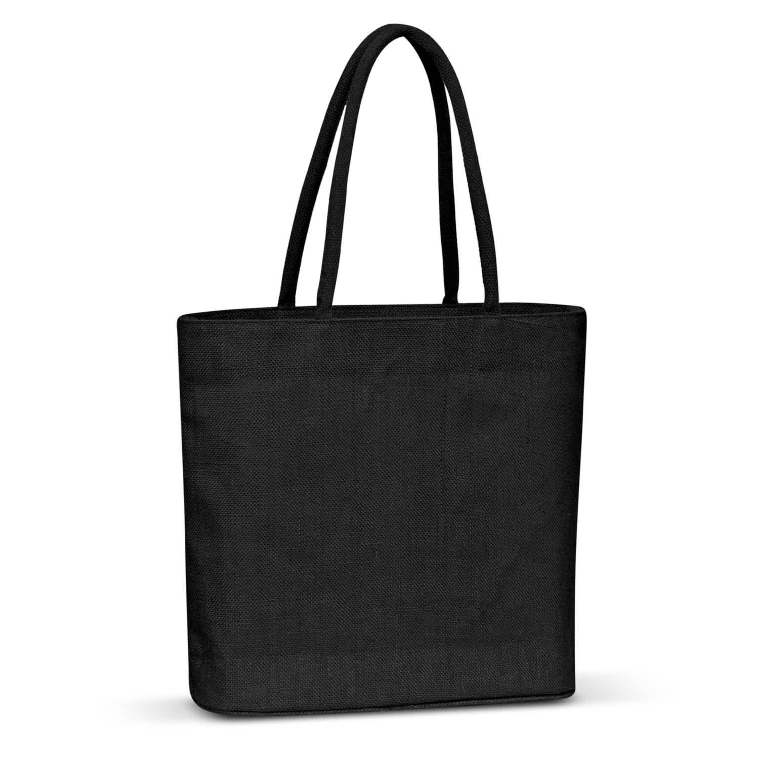 Carrera Jute Tote Bag - 108035 Image Black