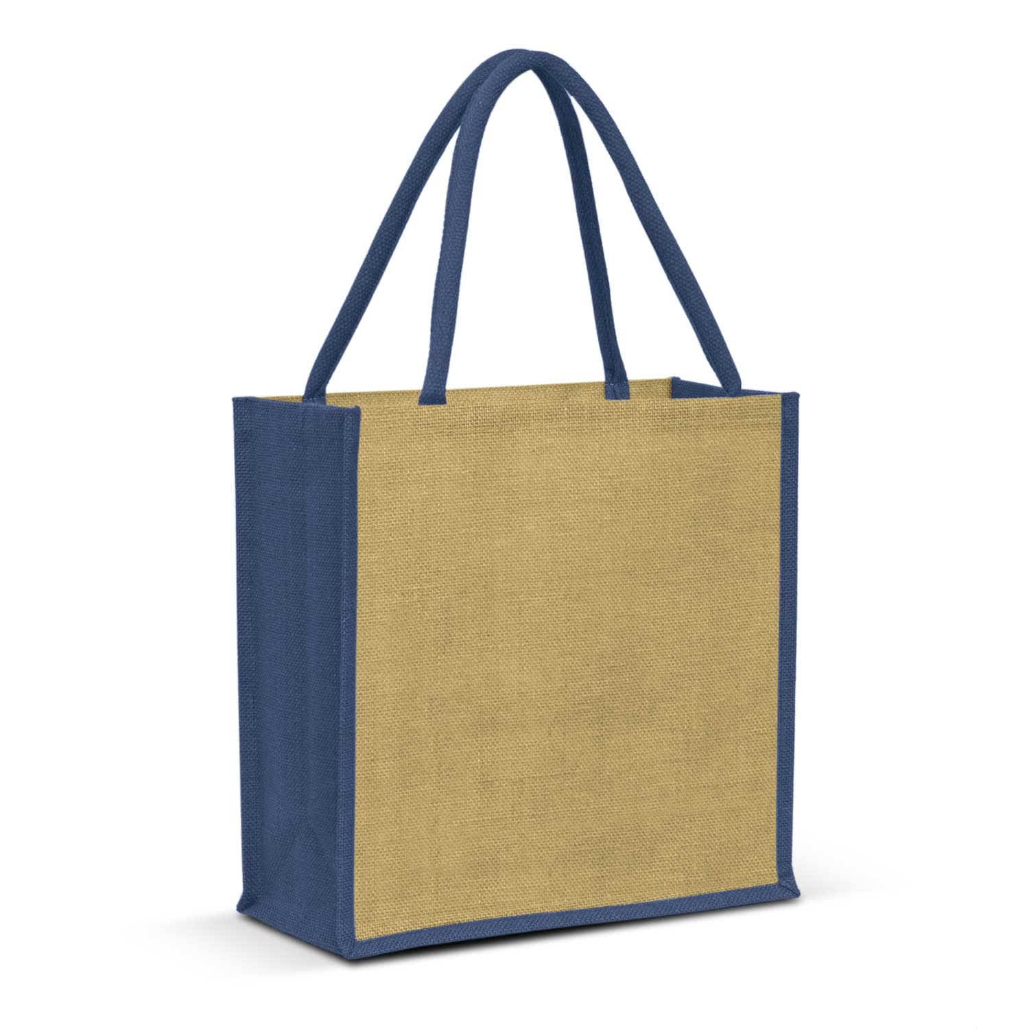 Monza Jute Tote Bag - 108037 Image Dark Blue