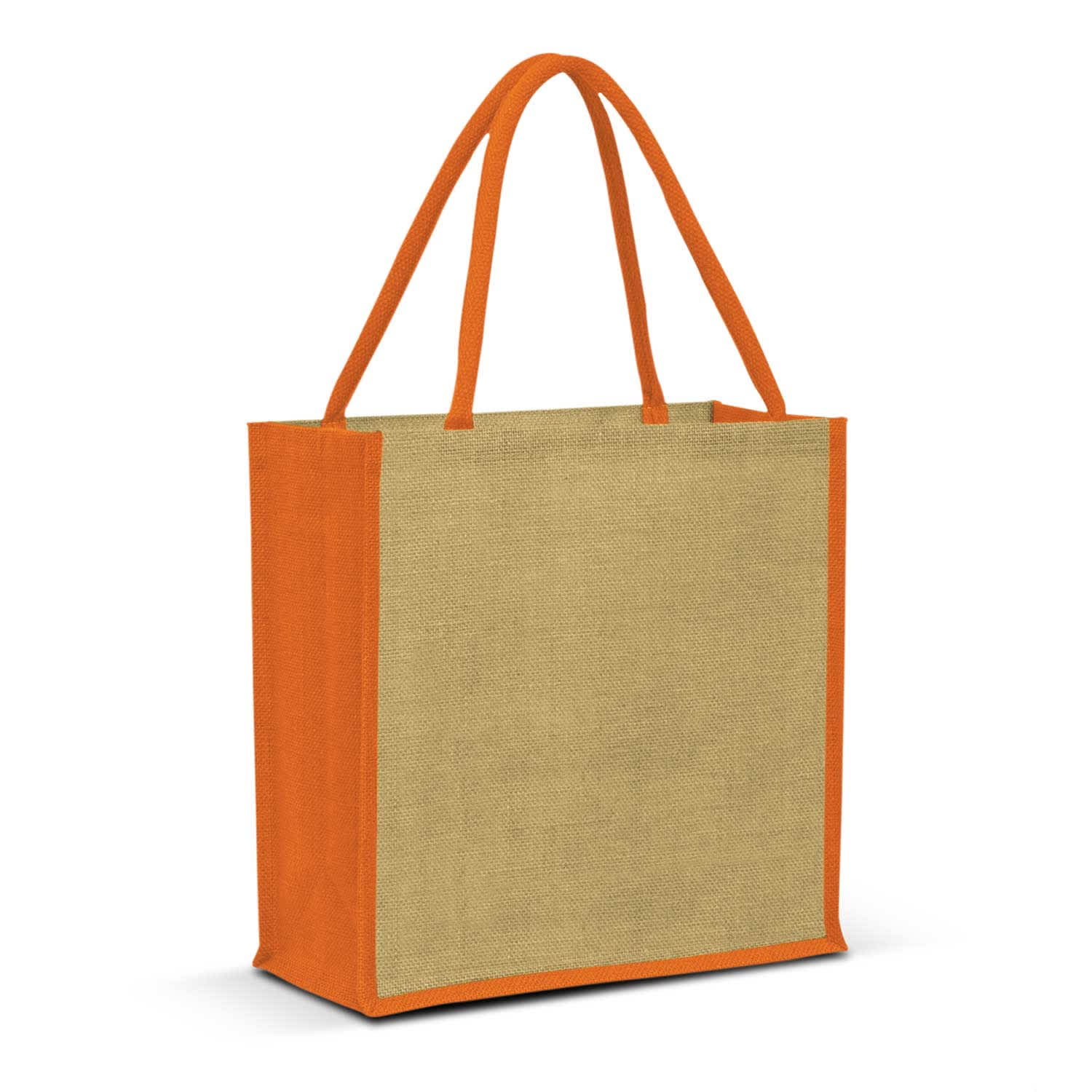 Monza Jute Tote Bag - 108037 Image Orange