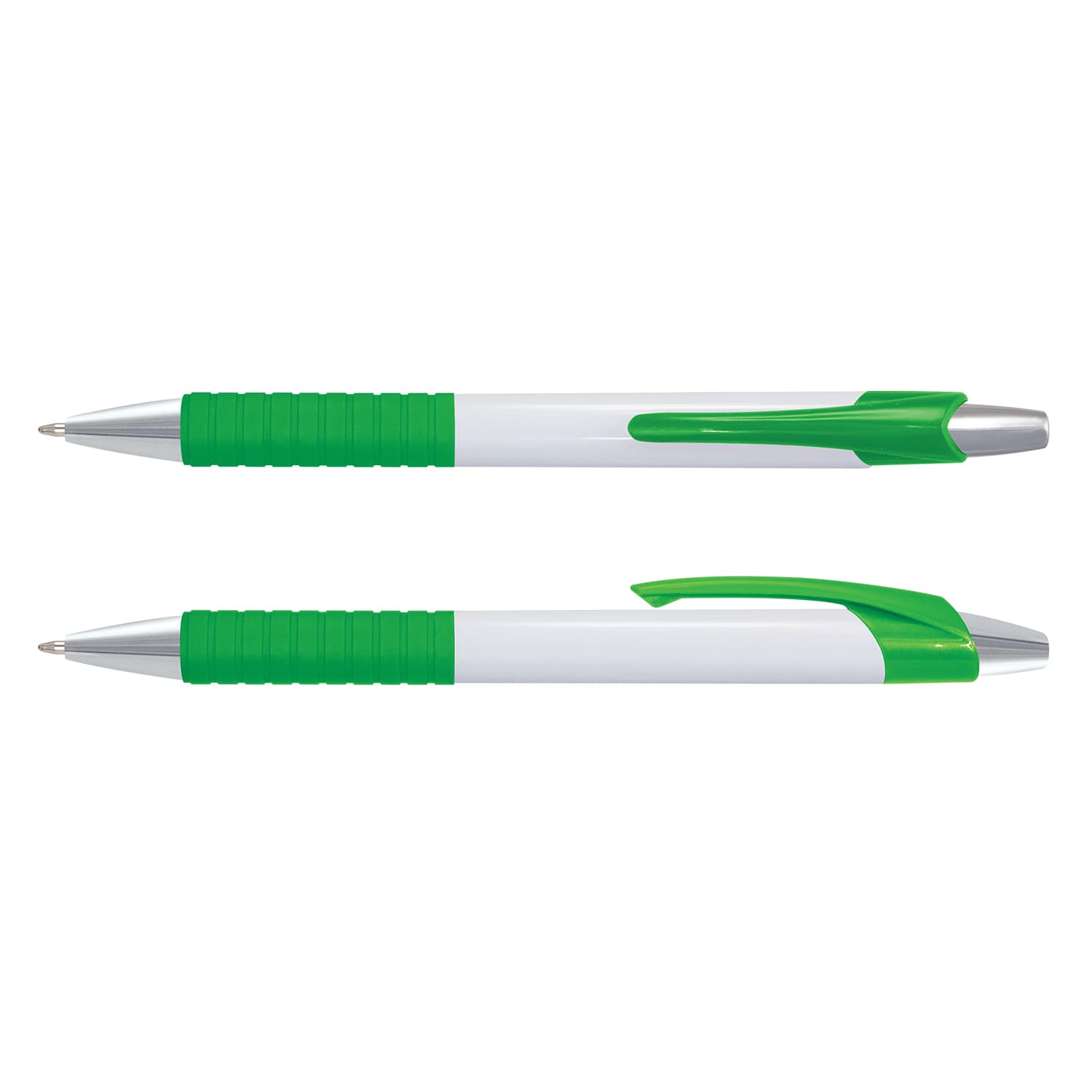 Cleo Pen - White Barrel - 108274 Image Bright Green
