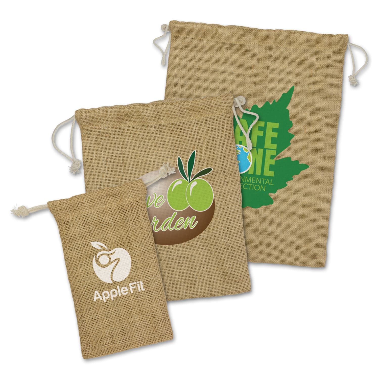 Jute Gift Bag - Medium - 109069 Image 