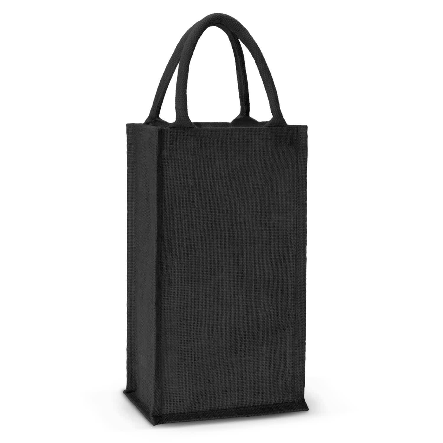 Donato Jute Double Wine Carrier - 109082 Image Black