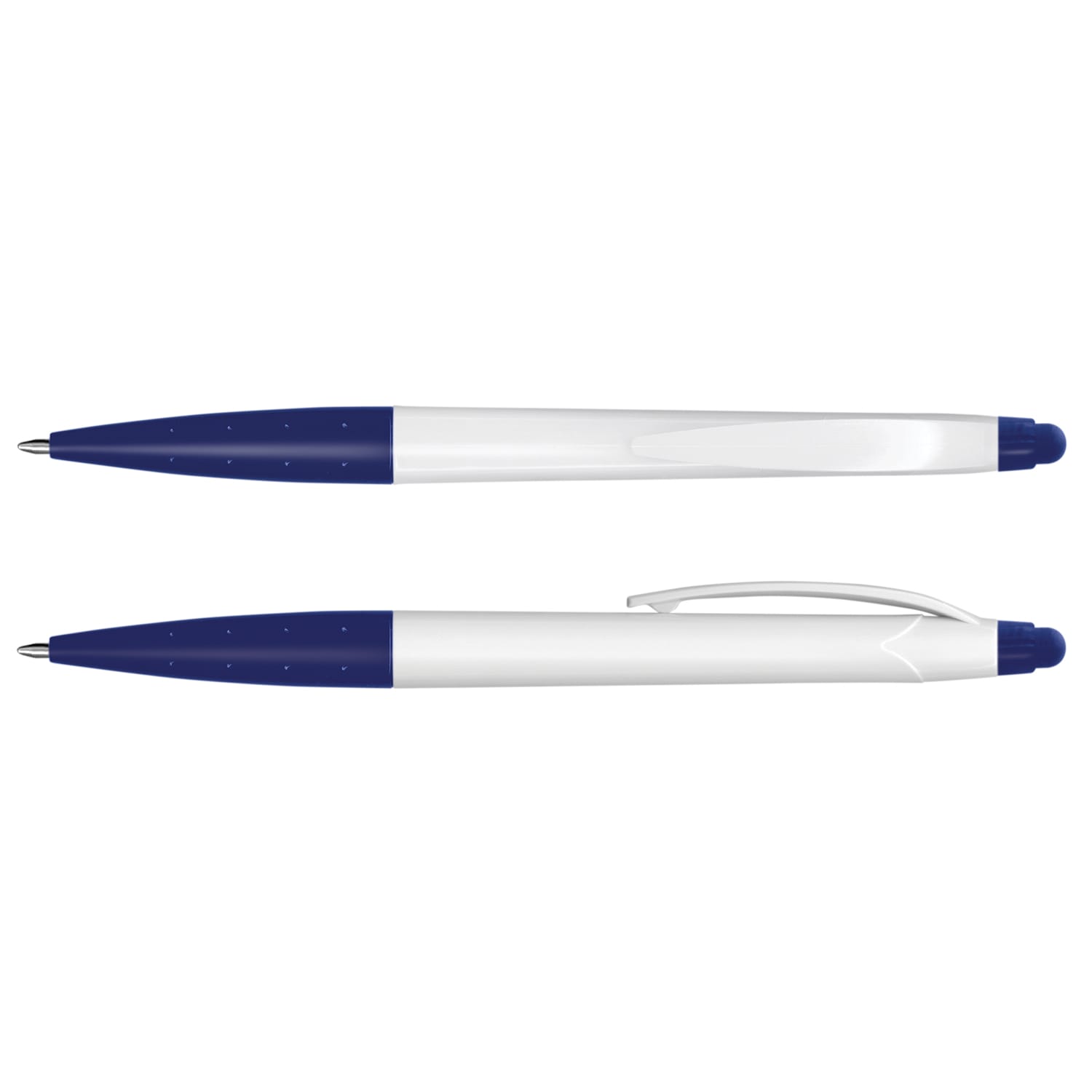 Spark Stylus Pen - White Barrel - 110097 Image Dark Blue