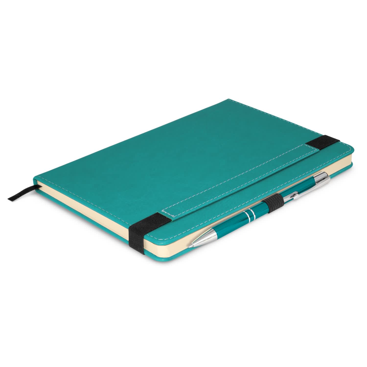 Premier Notebook with Pen - 110461 Image Light Blue