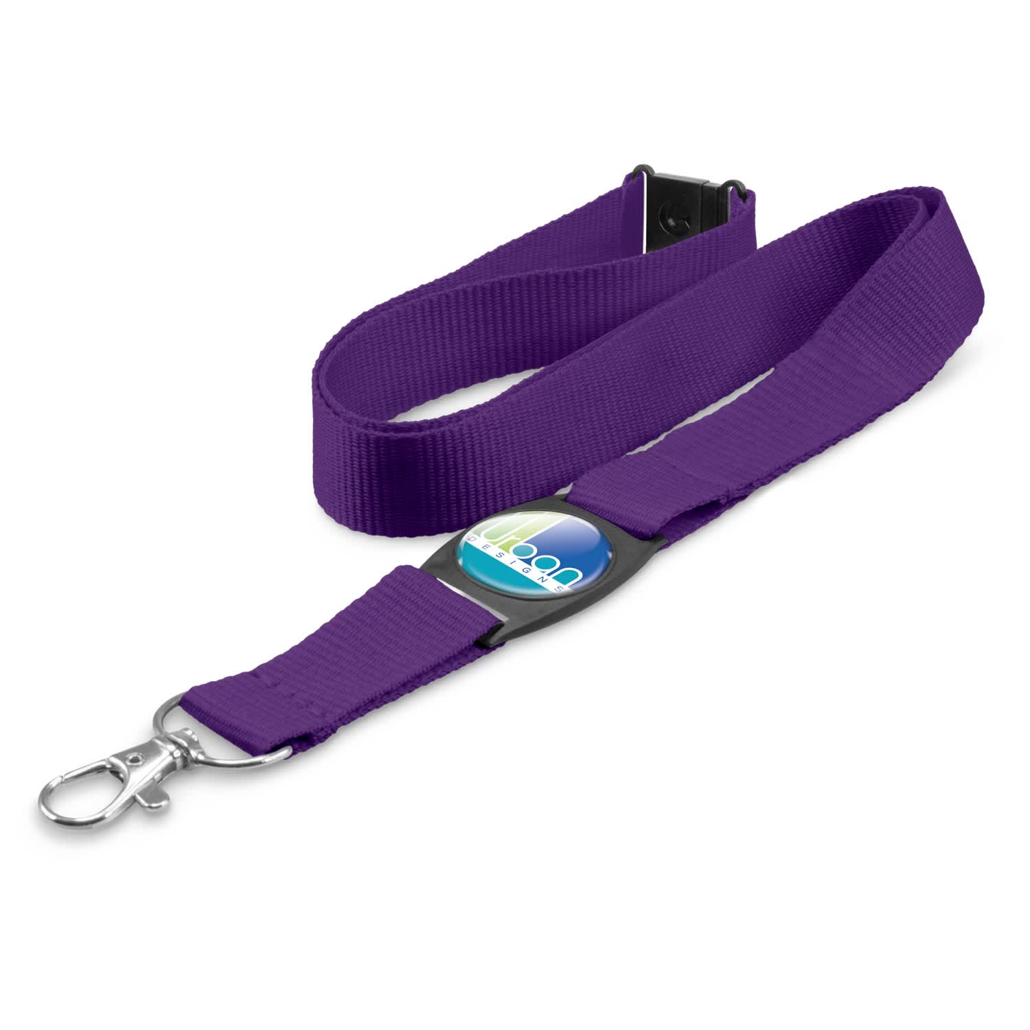 Crest Lanyard - 110502 Image Purple