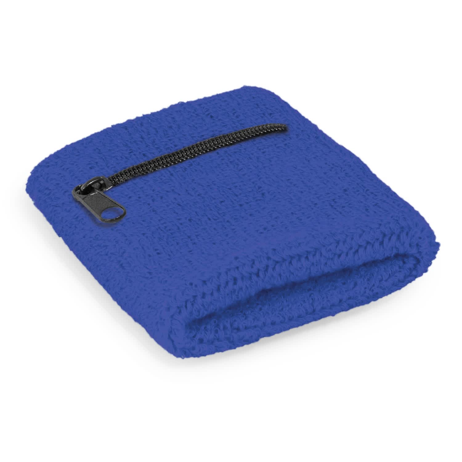 Wrist Sweat Band with Pocket - 110511 Image Dark Blue