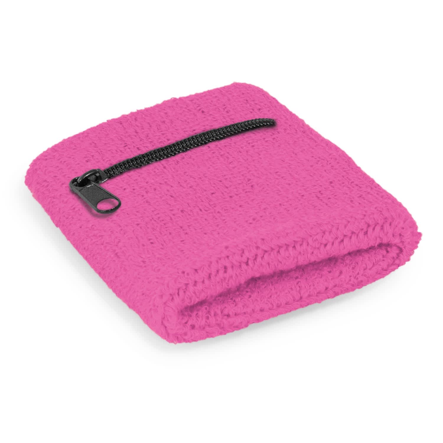 Wrist Sweat Band with Pocket - 110511 Image Pink