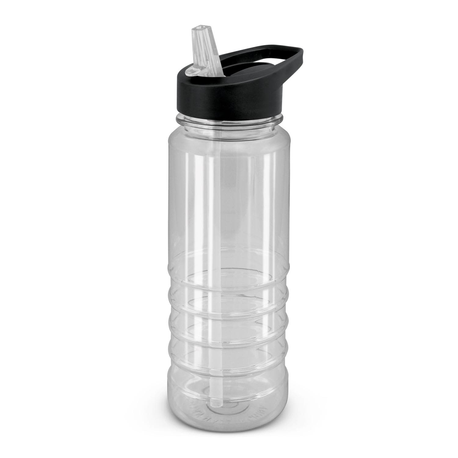 Triton Bottle - Black Lid - 110747 Image Clear