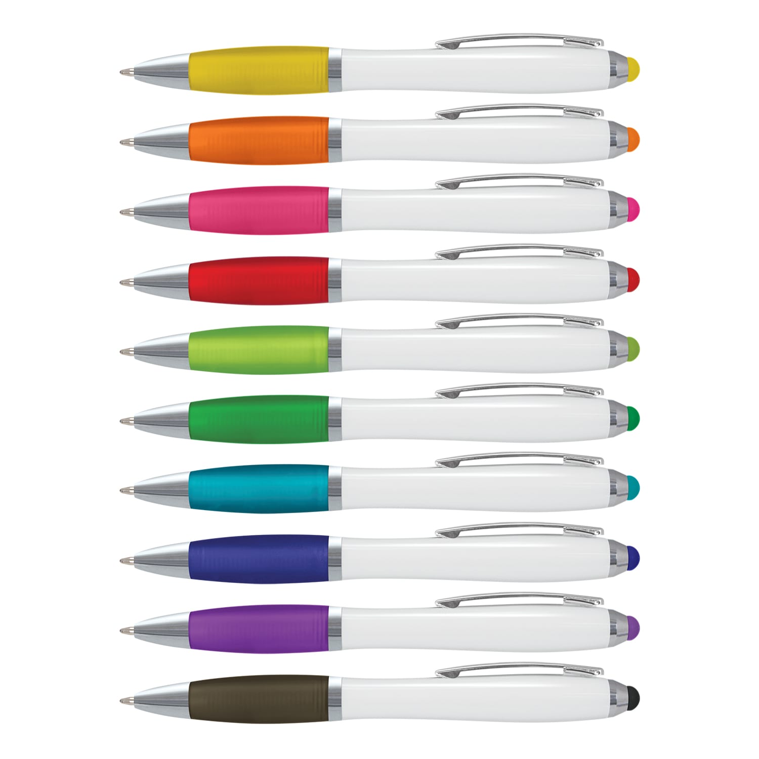 Vistro Stylus Pen - White Barrels | Promotional Products NZ | Withers & Co.