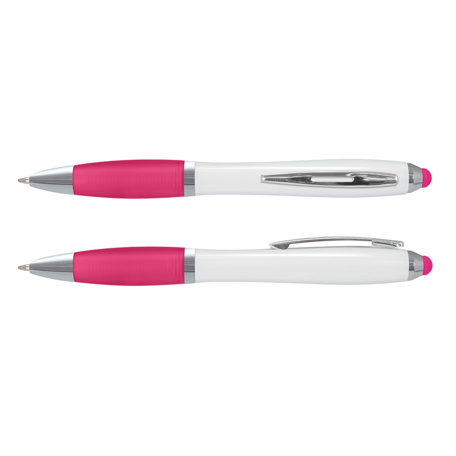 Vistro Stylus Pen - White Barrel - 110808 Image Pink