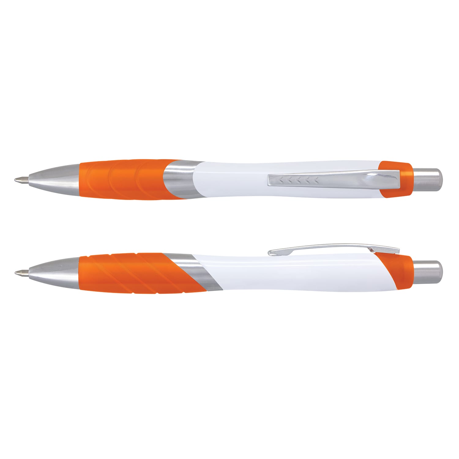Borg Pen - White Barrel - 110811 Image Orange