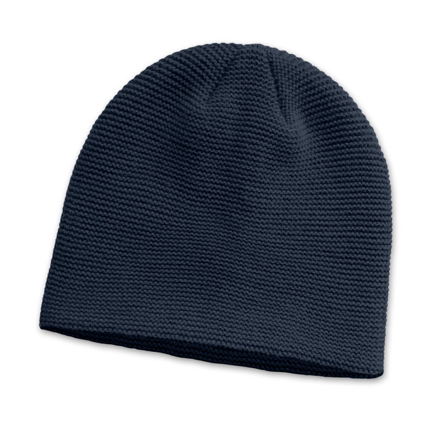 Montana Garter Knit Beanie - 110841 Image Navy