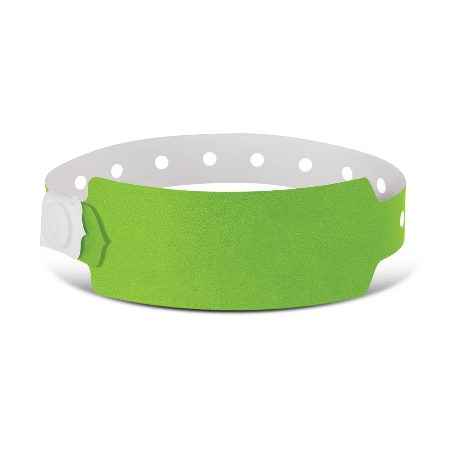 Plastic Event Wrist Band - 110889 Image Neon Lime