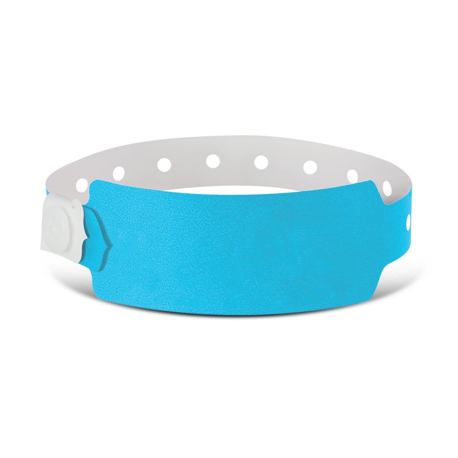 Plastic Event Wrist Band - 110889 Image Neon Blue