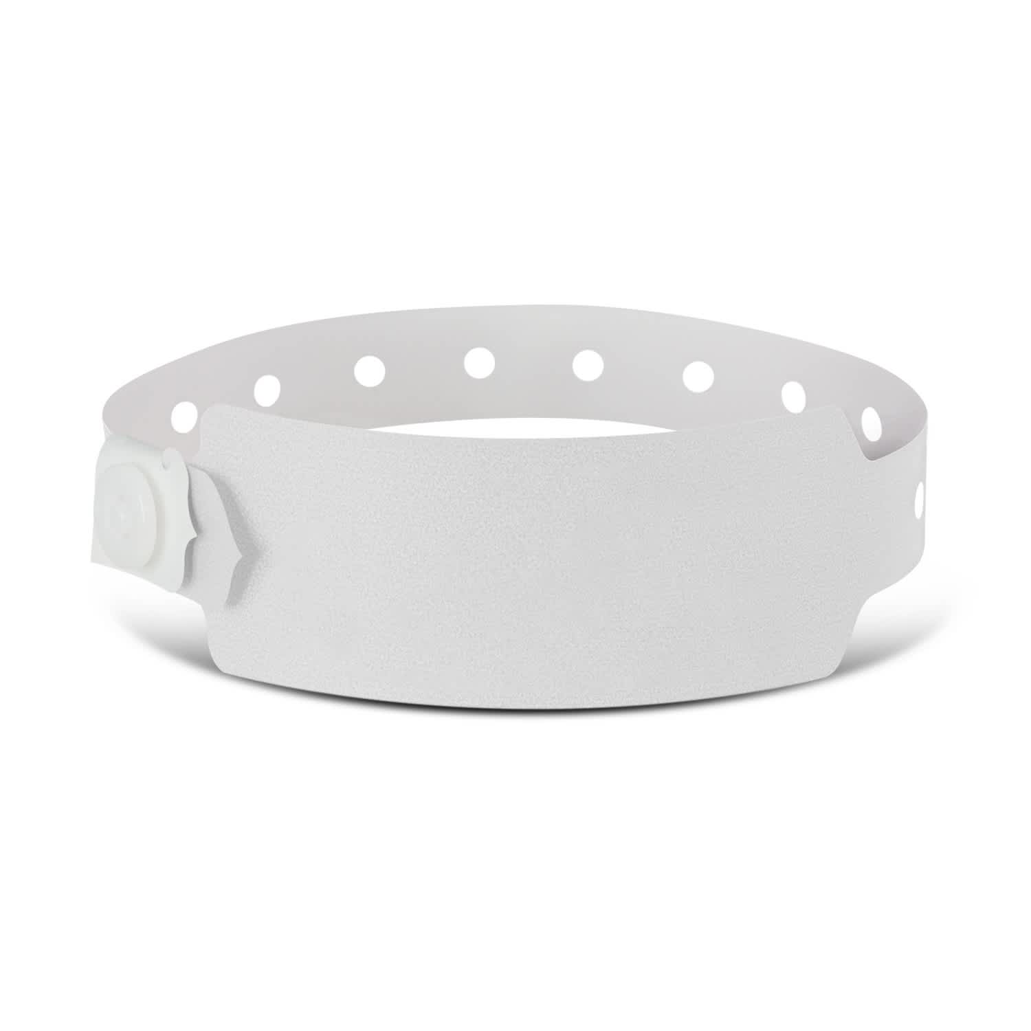 Plastic Event Wrist Band - 110889 Image White