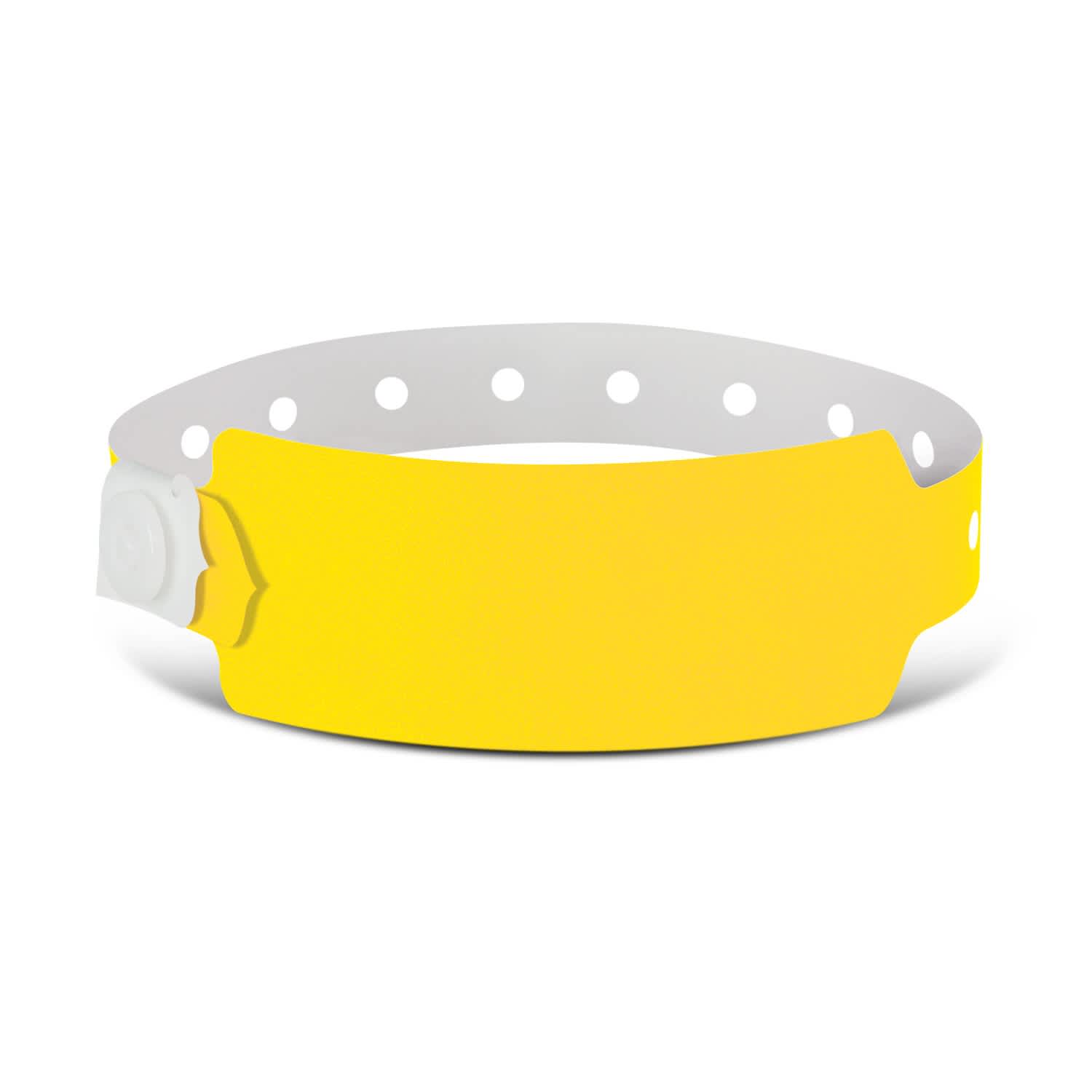 Plastic Event Wrist Band - 110889 Image Yellow