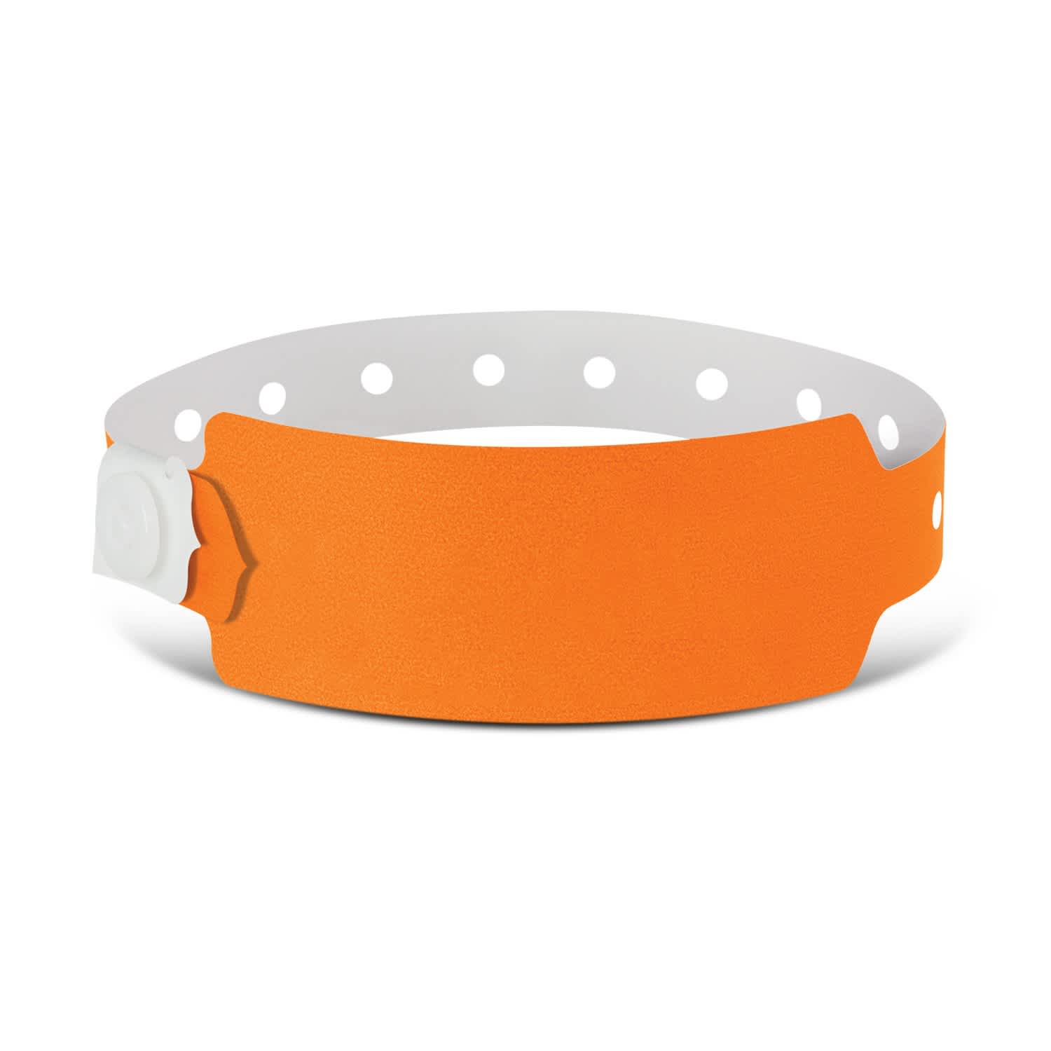 Plastic Event Wrist Band - 110889 Image Neon Orange